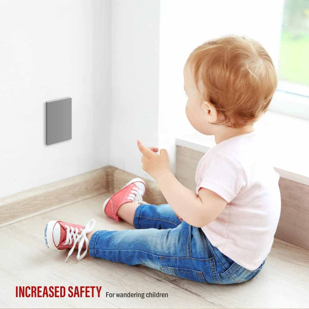 1 Gang Screwless Blank Wall Plate, Gray - Perfect for Home Renovation & Electrical Outlet Cover - Decorative & Durable Wall Plate for Living Room, Bedroom, Office