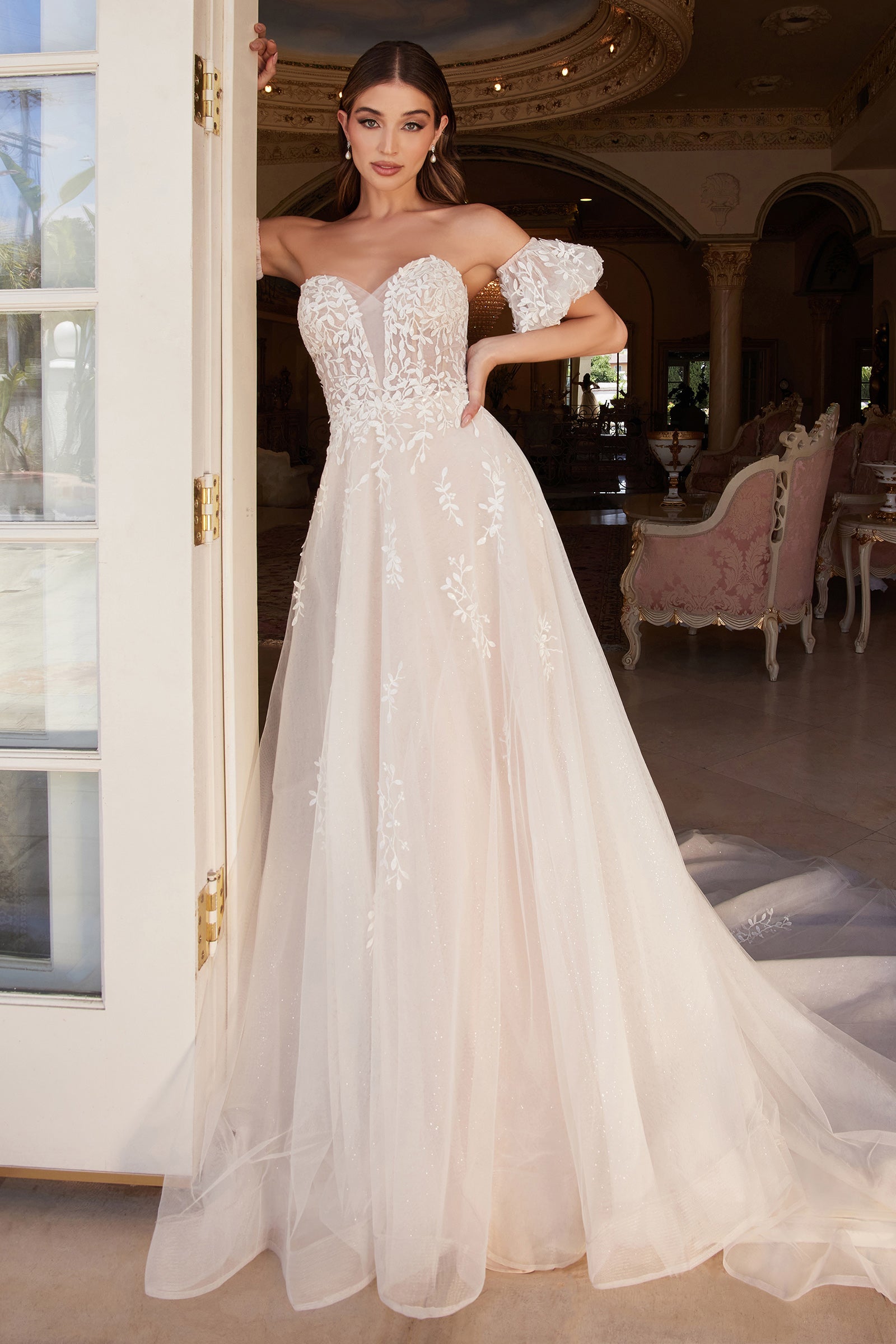 Andrea & Leo WILLOW BRIDAL GOWN A1014 - Elegant Wedding Dress for Brides, Perfect for Church Ceremonies & Beach Weddings