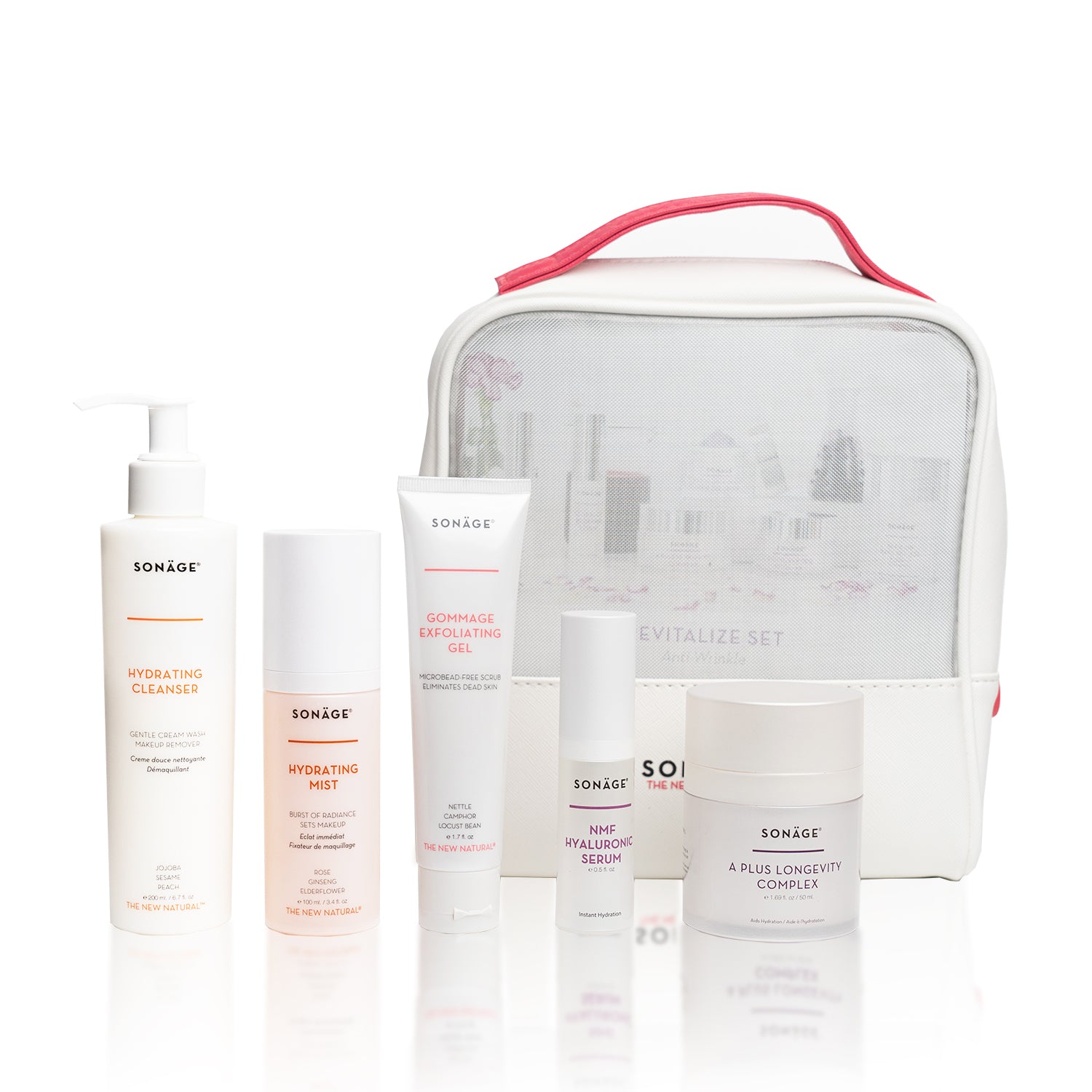 Anti-Aging Skincare Set for Mature Skin - Wrinkle Reduction & Revitalizing Treatment (Wholesale) | Daily Moisturizing Routine & Night Care Regimen