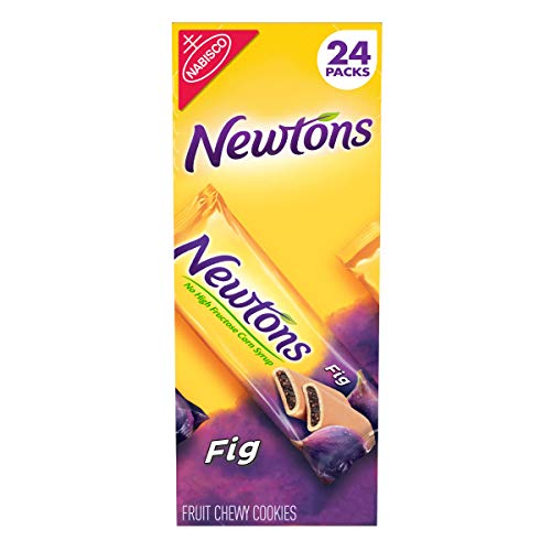 Organic Newton's Soft & Chewy Fig Cookies, 24 Individually Wrapped Snack Packs (2 Cookies per Pack) - Healthy On-the-Go Snacks for Kids, Adults & Office Breaks | Gluten-Free, Vegan & Non-GMO Treats | Perfect for Lunchboxes, Travel & After-School Snacks