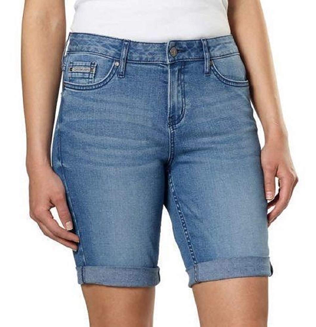 Calvin Klein Jeans Women's Denim City Shorts - High Waisted Stretch Denim Shorts for Women | Perfect for Summer, Casual Outfits & Street Style Fashion