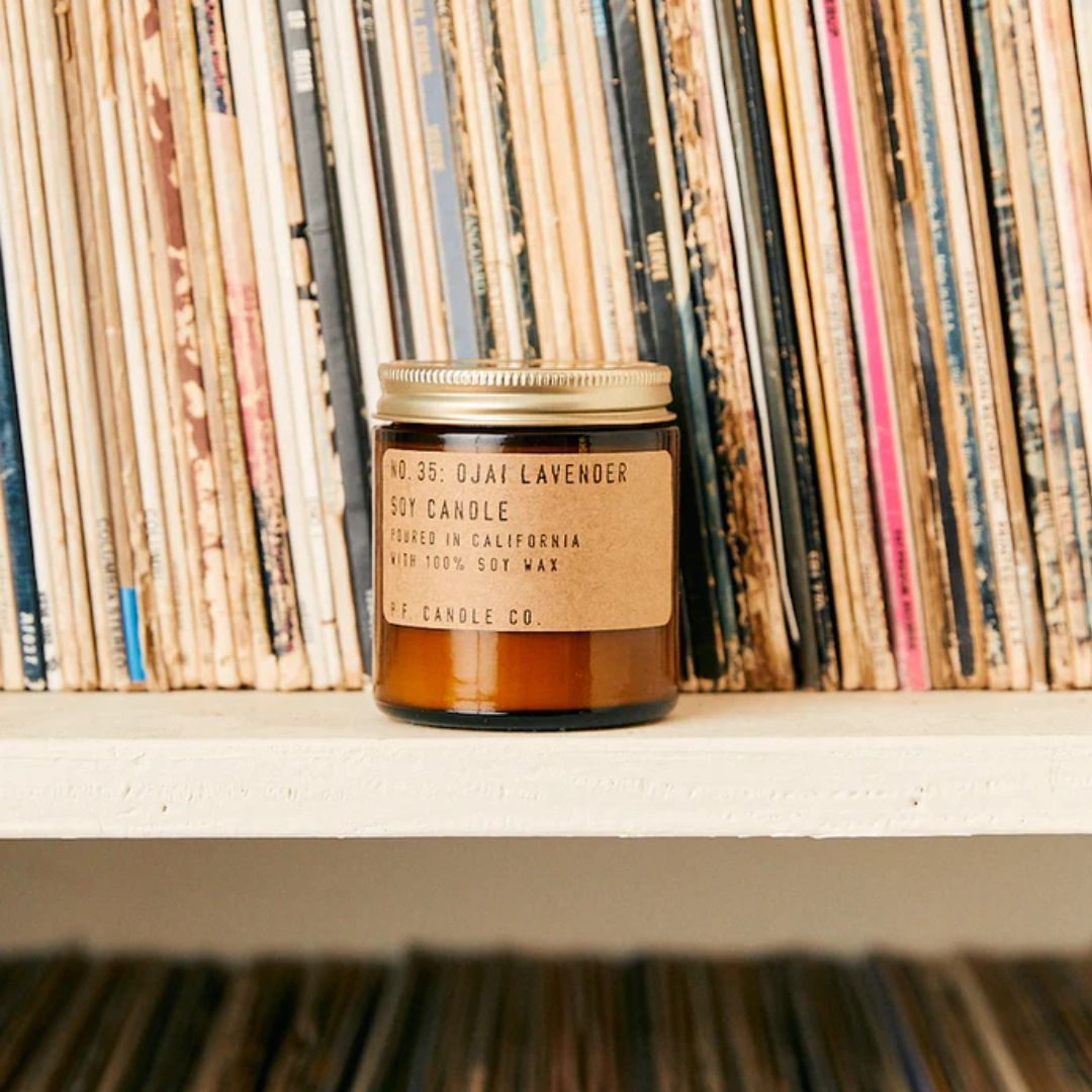 3.5oz Classic Mini Soy Candle - Ojai Lavender Scent | Natural Wax, Long-Lasting Fragrance | Perfect for Home, Office, Spa & Gift Giving
