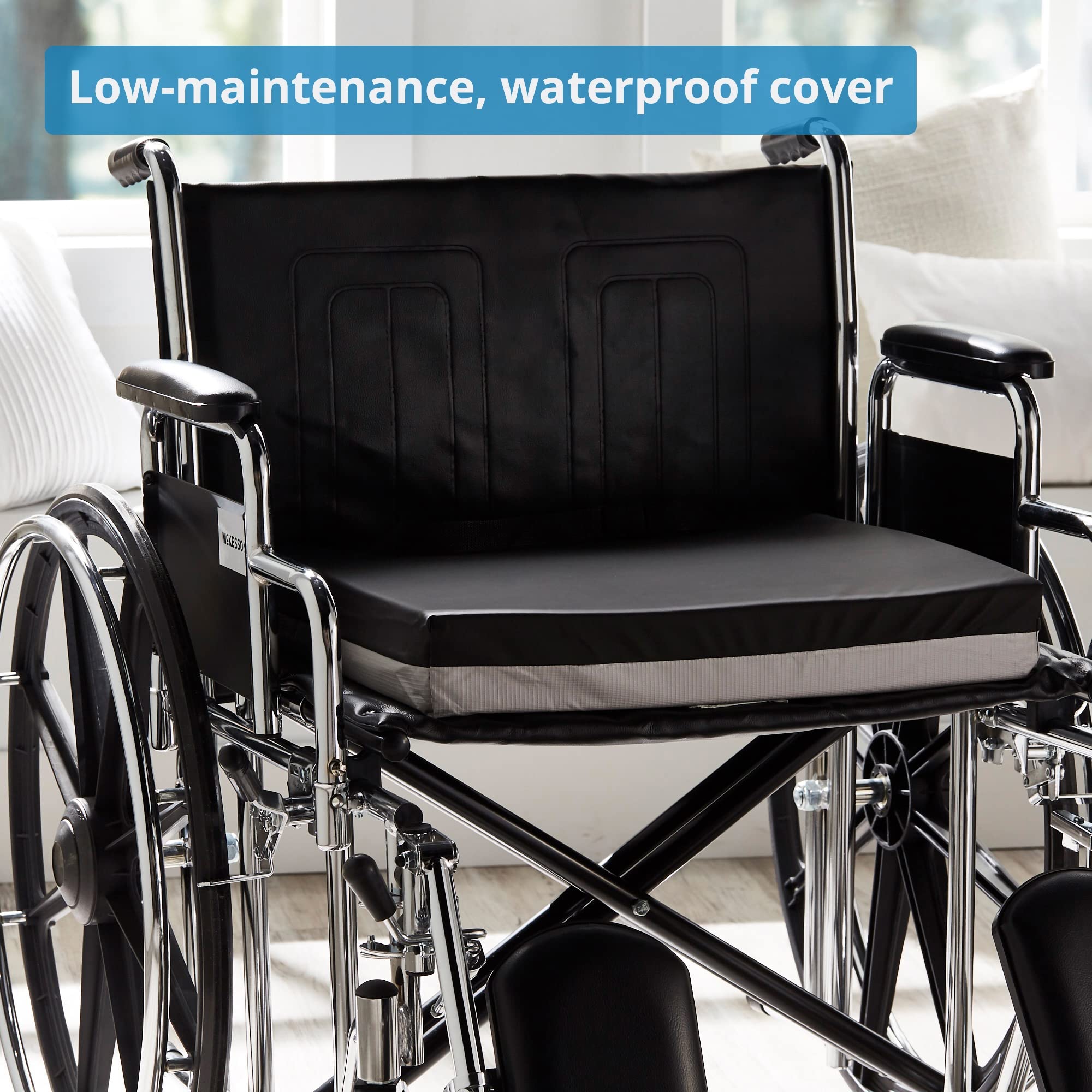 McKesson Gel & Foam Seat Cushion for Wheelchairs and Office Chairs - 20