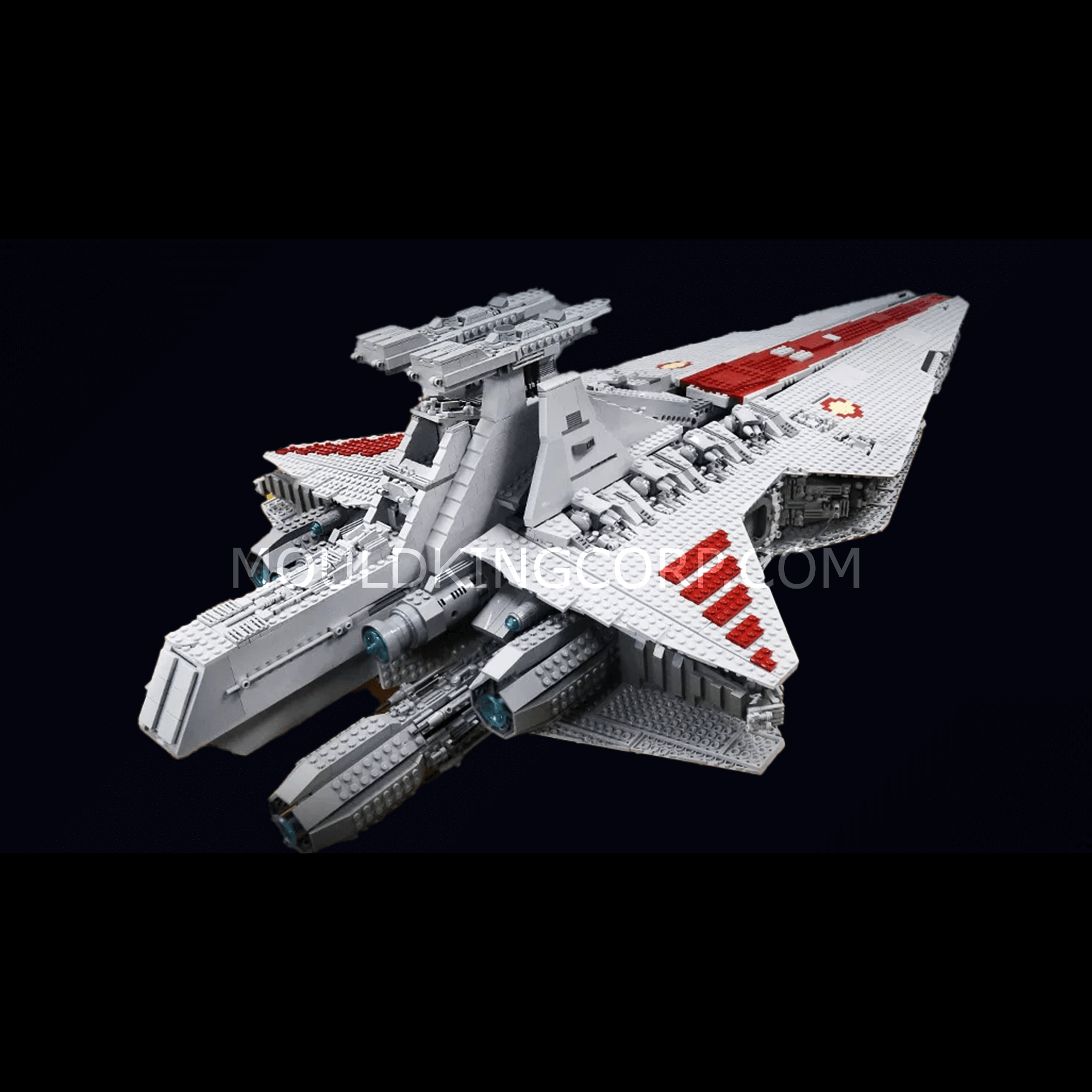 Mould King 21005 Venator Republic Attack Cruiser Building Set - 6,685 Piece Star Wars Model Kit for Adults | Ultimate Collector Series | Perfect for Display, Gifts & Star Wars Fans