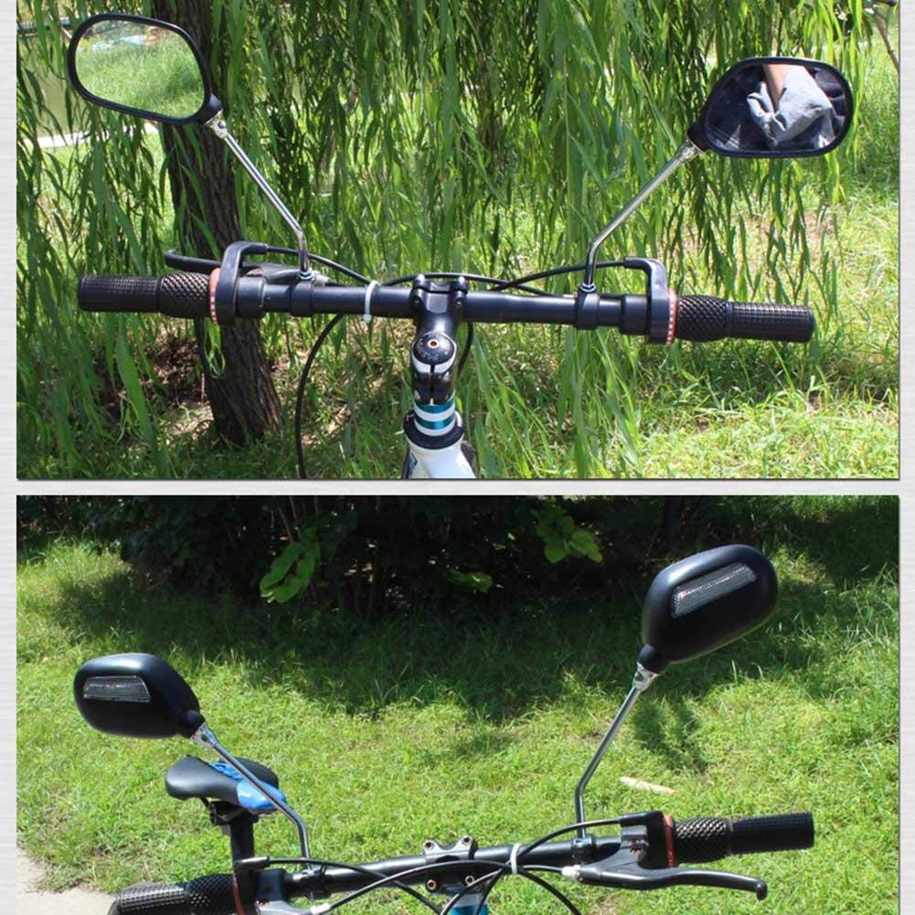 Universal Bike Mirror - 1 Pair Handlebar Rear View Mirrors for Road Bikes, Mountain Bikes & Cycling Safety - Perfect for Commuting, Touring & Outdoor Adventures