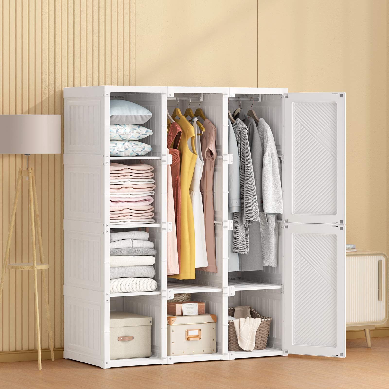 AWONGBOX 12-Cube Portable Wardrobe Closet Organizer - 14