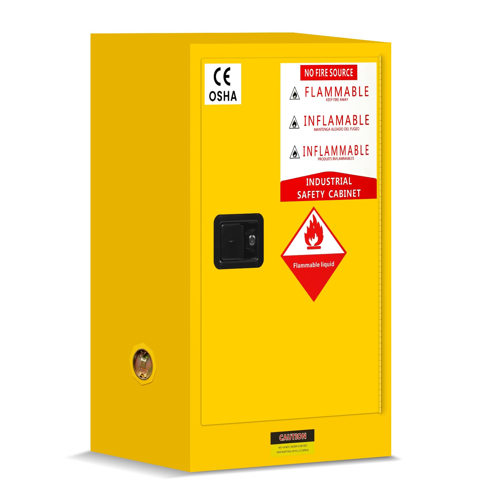30 Gallon Flammable Storage Cabinet - Adjustable Shelf Chemical Cabinet for Flammable Liquids (23.23