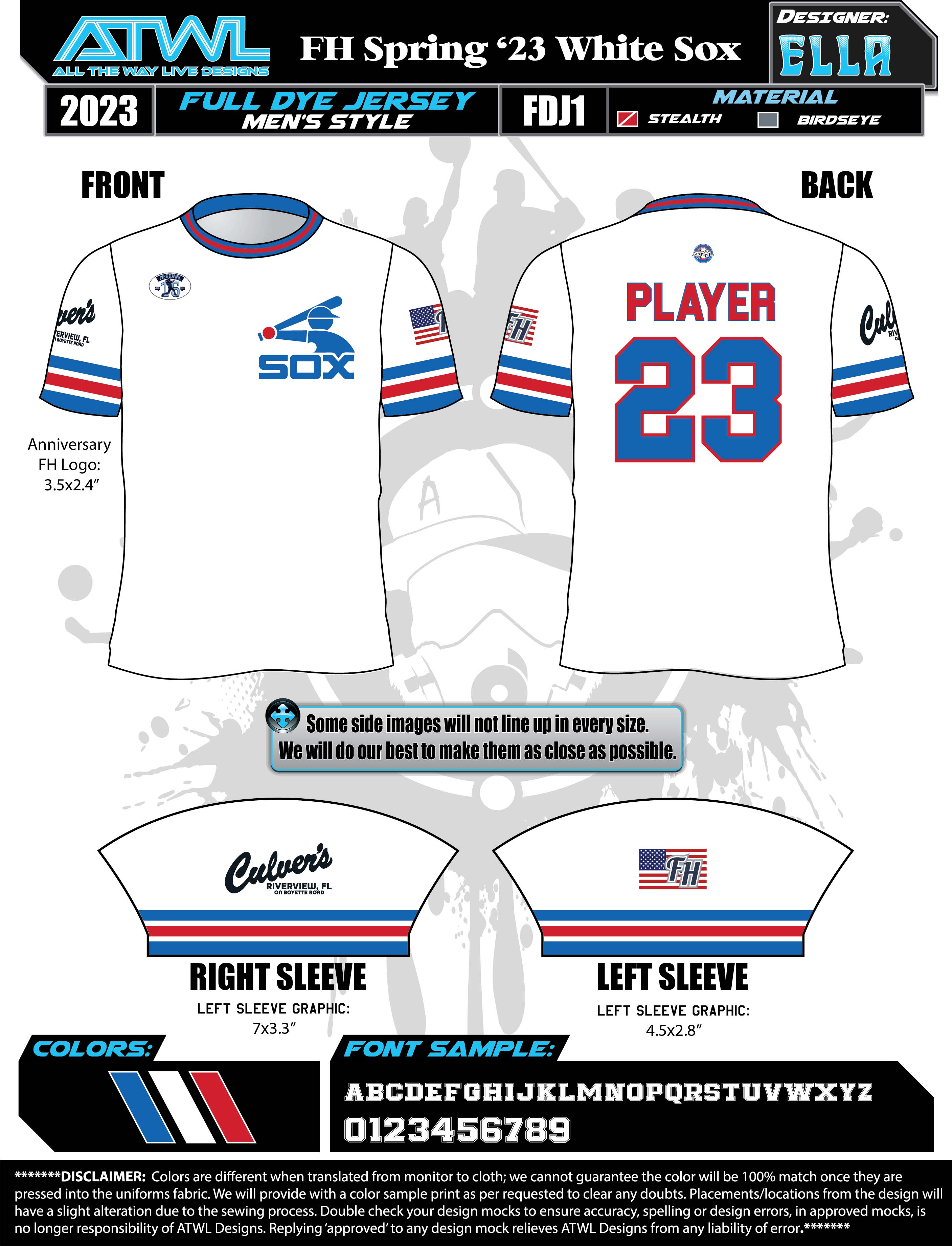 Fishhawk Spring 2023 Baseball Jerseys for Men & Women - Lightweight Performance Jersey for Baseball Games, Training & Team Sports
