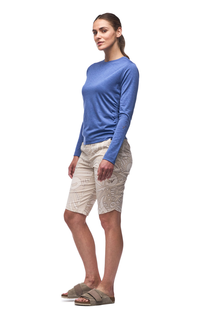 Indyeva Milgin III LS Women's Long Sleeve T-Shirt - Soft Cotton Casual Top for Everyday Wear | Perfect for Work, Gym & Outdoor Activities
