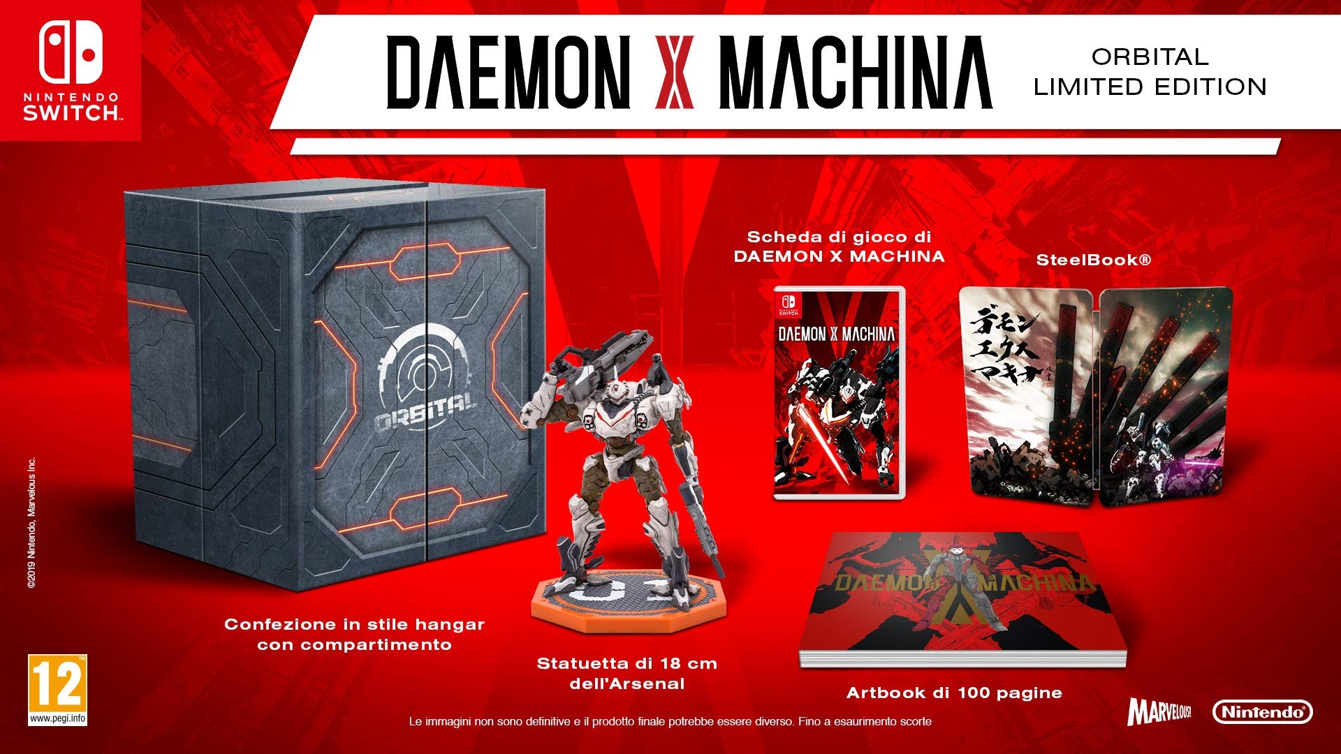 Daemon X Machina Orbital Limited Edition - Nintendo Switch Game - Collector's Edition with Exclusive Content - Perfect for Action RPG Fans & Sci-Fi Gaming Enthusiasts
