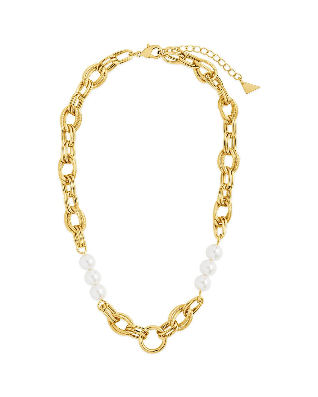 Ivanna Pearl Chain Necklace - Elegant 18K Gold Plated Pearl Jewelry for Women, Perfect for Weddings, Parties & Special Occasions