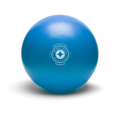 Mini Ab Ball 7.5 Inch Blue - Core Workout Equipment for Home Gym & Pilates Exercises - Perfect for Abs, Yoga & Fitness Training