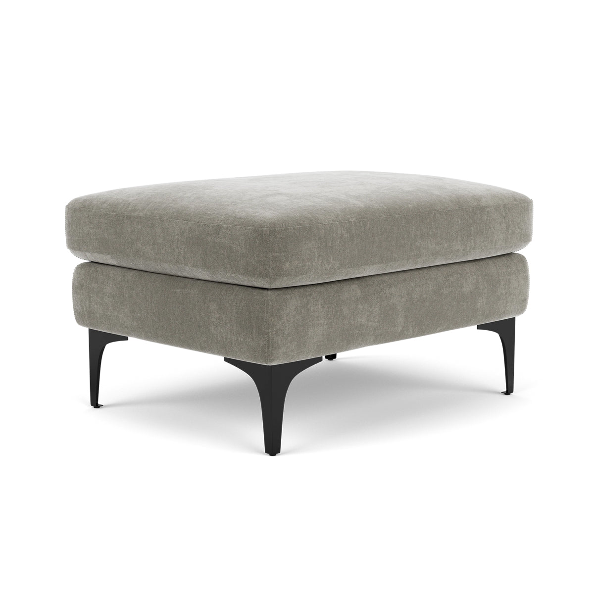 Astha Fabric Ottoman Stool - Soft Round Storage Pouf with Removable Cover for Living Room, Bedroom & Nursery - Perfect for Extra Seating & Home Decor
