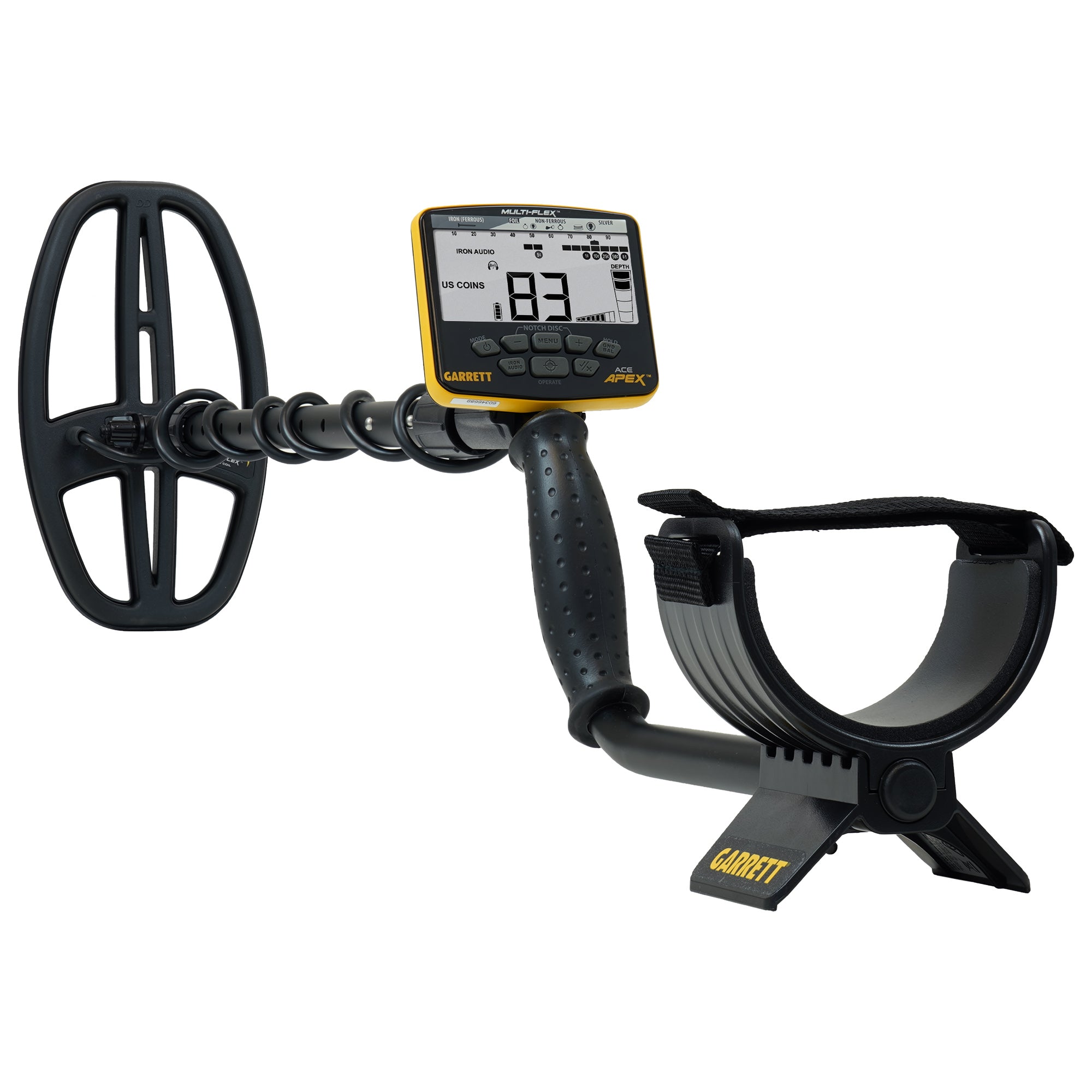 Garrett ACE APEX Metal Detector with Garrett Pro Pointer AT & Z-Lynk Wireless Technology - Professional Gold & Treasure Hunting Kit for Beach, Park & Outdoor Adventures