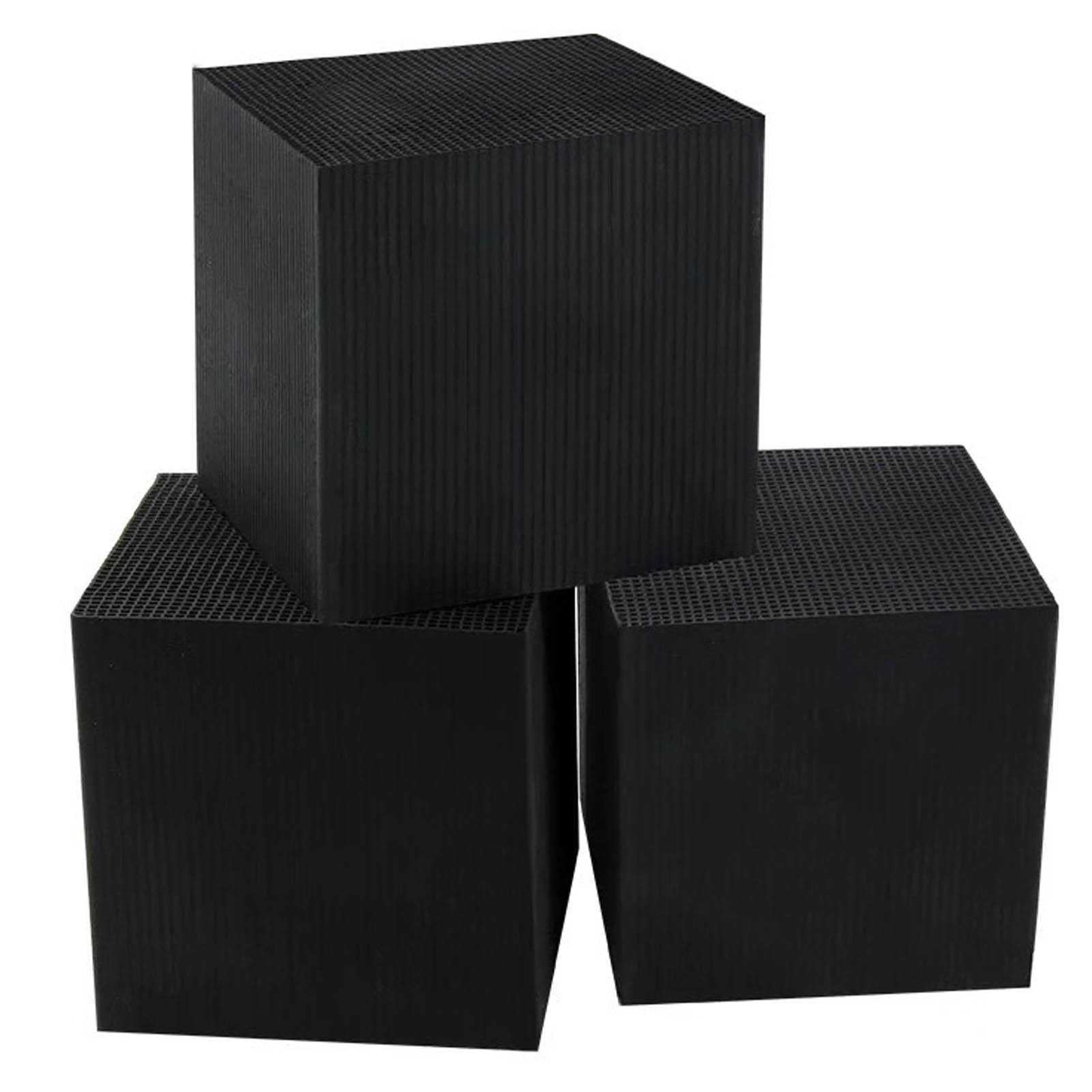 HSART Activated Carbon Water Purifier Cubes - High-Efficiency Aquarium Filter Media for Fish Tanks, Removes Impurities & Odors | Perfect for Freshwater Tanks, Ponds, and Free-Flowing Stream Systems | Easy to Clean & Reusable