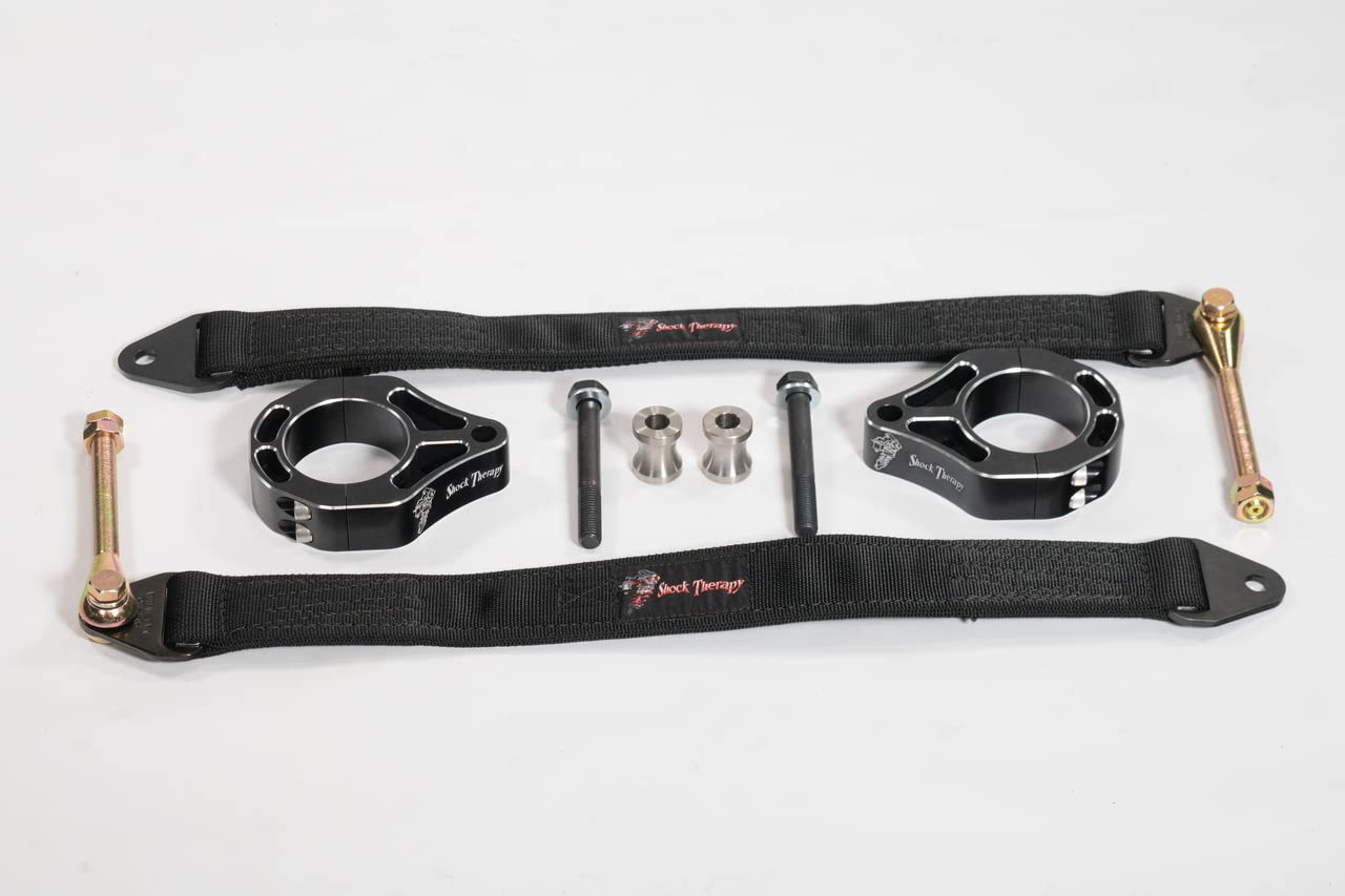 Shock Therapy Front Limit Strap Kit for Textron/Artic Cat Wildcat XX - Heavy-Duty Off-Road Suspension Upgrade for UTV & Dune Racing