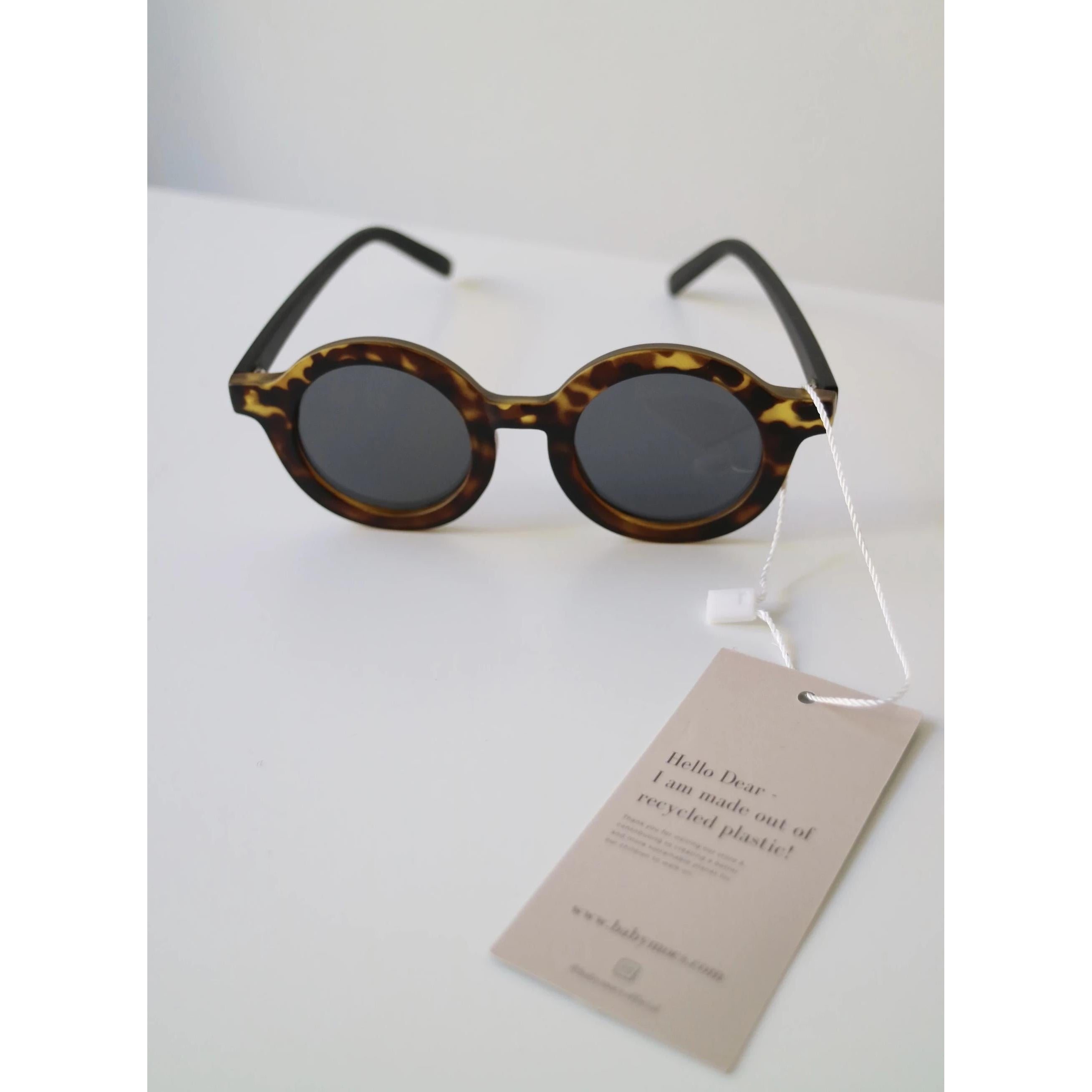 BabyMocs Kids Sunglasses - Signature Round Turtle Frame UV Protection for Boys & Girls - Perfect for Beach, Outdoor Play & Summer Activities