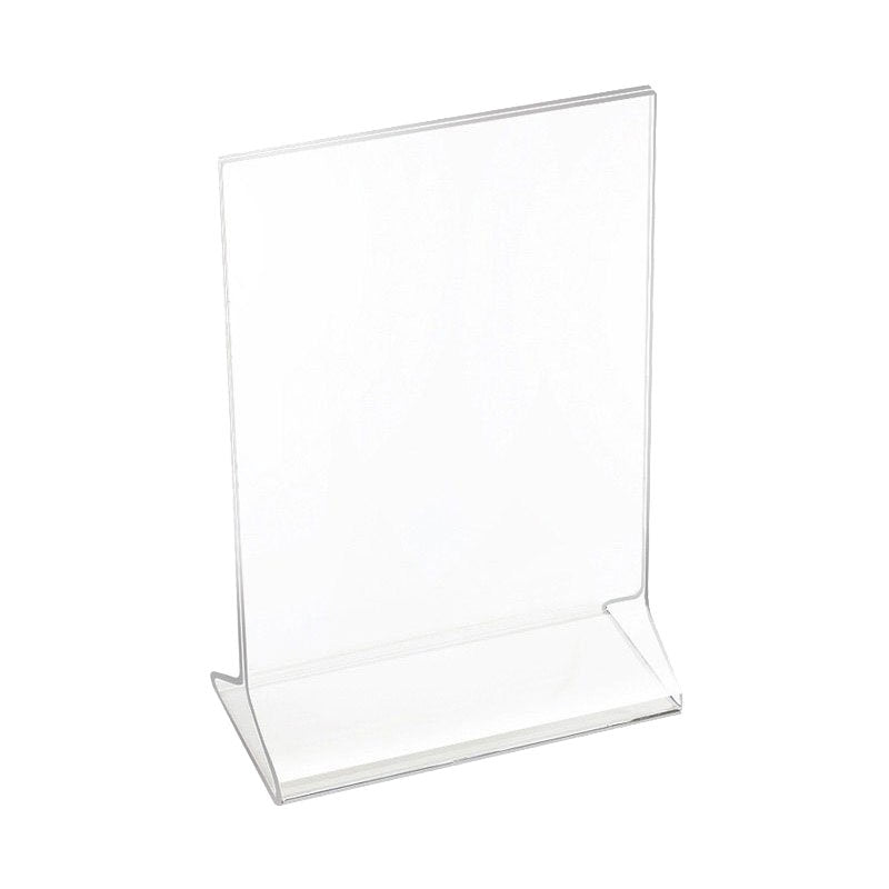 Cal Mil 521 Classic Standard Tabletop Cardholder - Clear Acrylic Business Card Holder (4.25