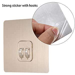 Draval 1st Choice Heavy Duty Magic Adhesive Stickers - 6 Pack for Bathroom Corner Shelves | Strong Waterproof Mounting Tape for Wall Hooks, Mirrors & Home Organization | Perfect for Kitchen, Garage & DIY Projects