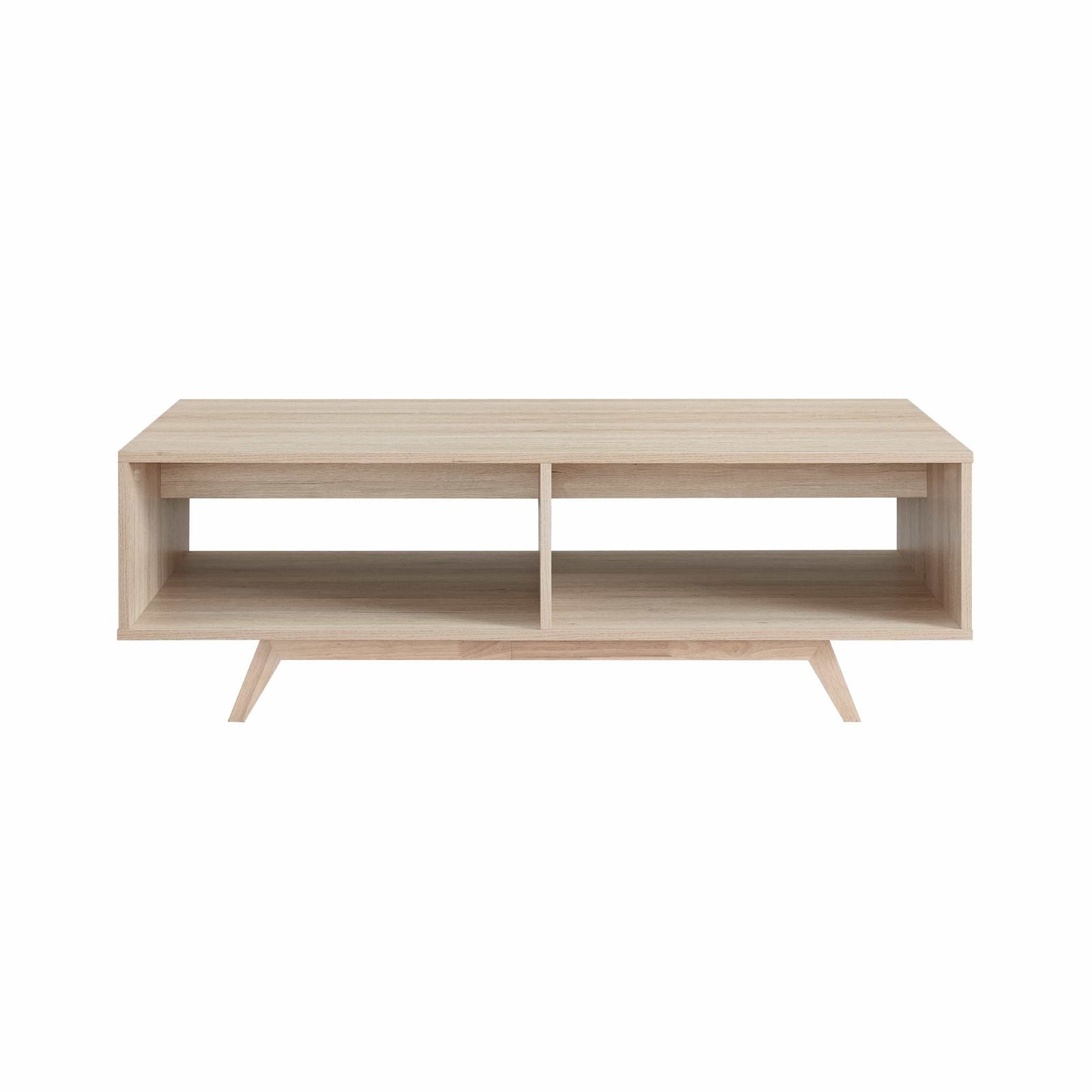 Tauris™ Metro Light Oak Coffee Table - Modern Living Room Furniture for Small Spaces & Apartments