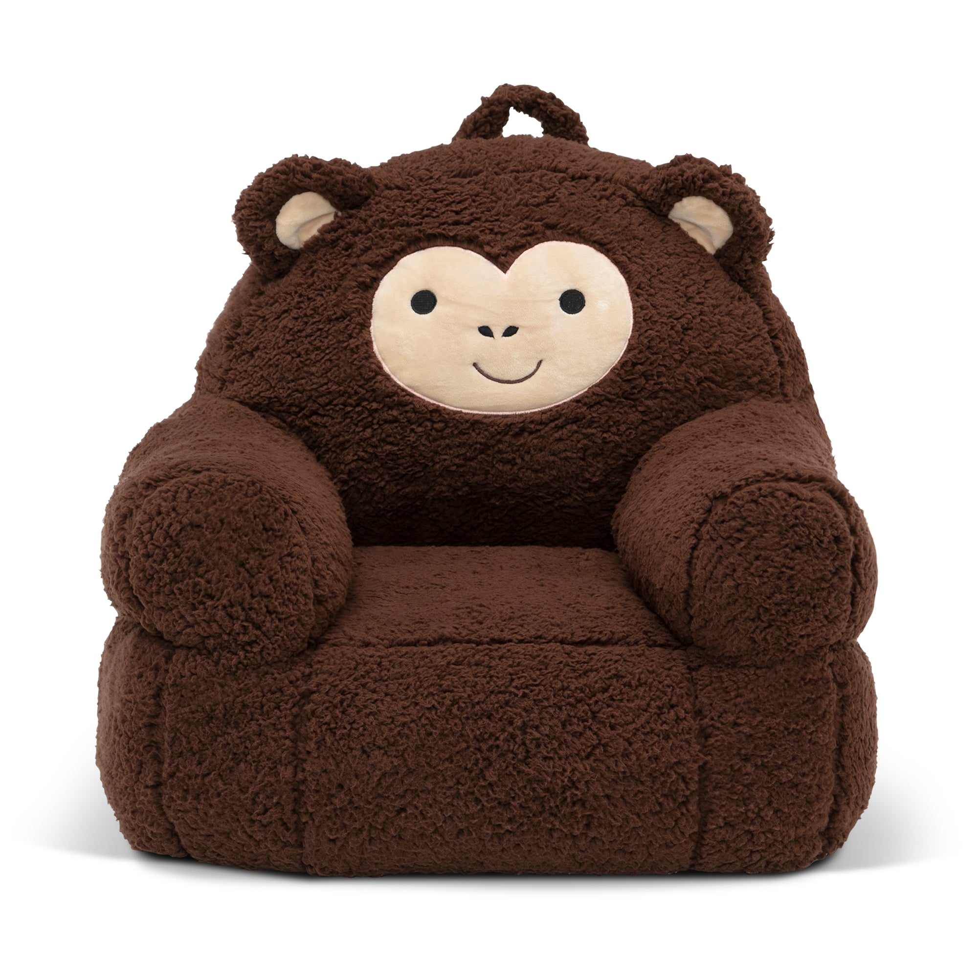Cozy Buddy Monkey Chair - Soft Plush Kids Chair for Playroom & Nursery - Perfect for Reading, Relaxing & Playtime