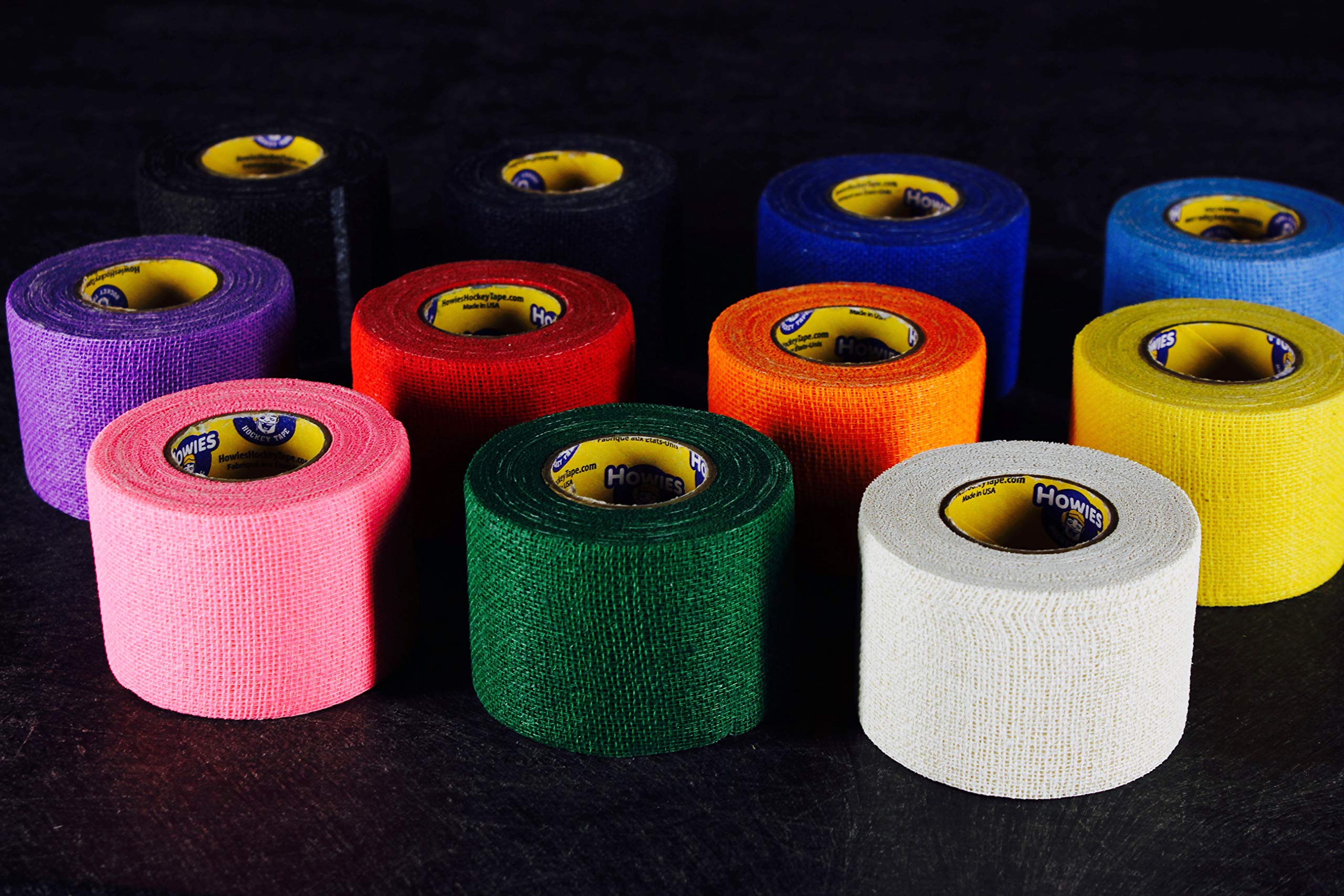 Howies Pro Grip White Hockey Tape - 12 Pack | Premium Stick Grip for Ice Hockey Players - Perfect for Game Day & Practice Sessions