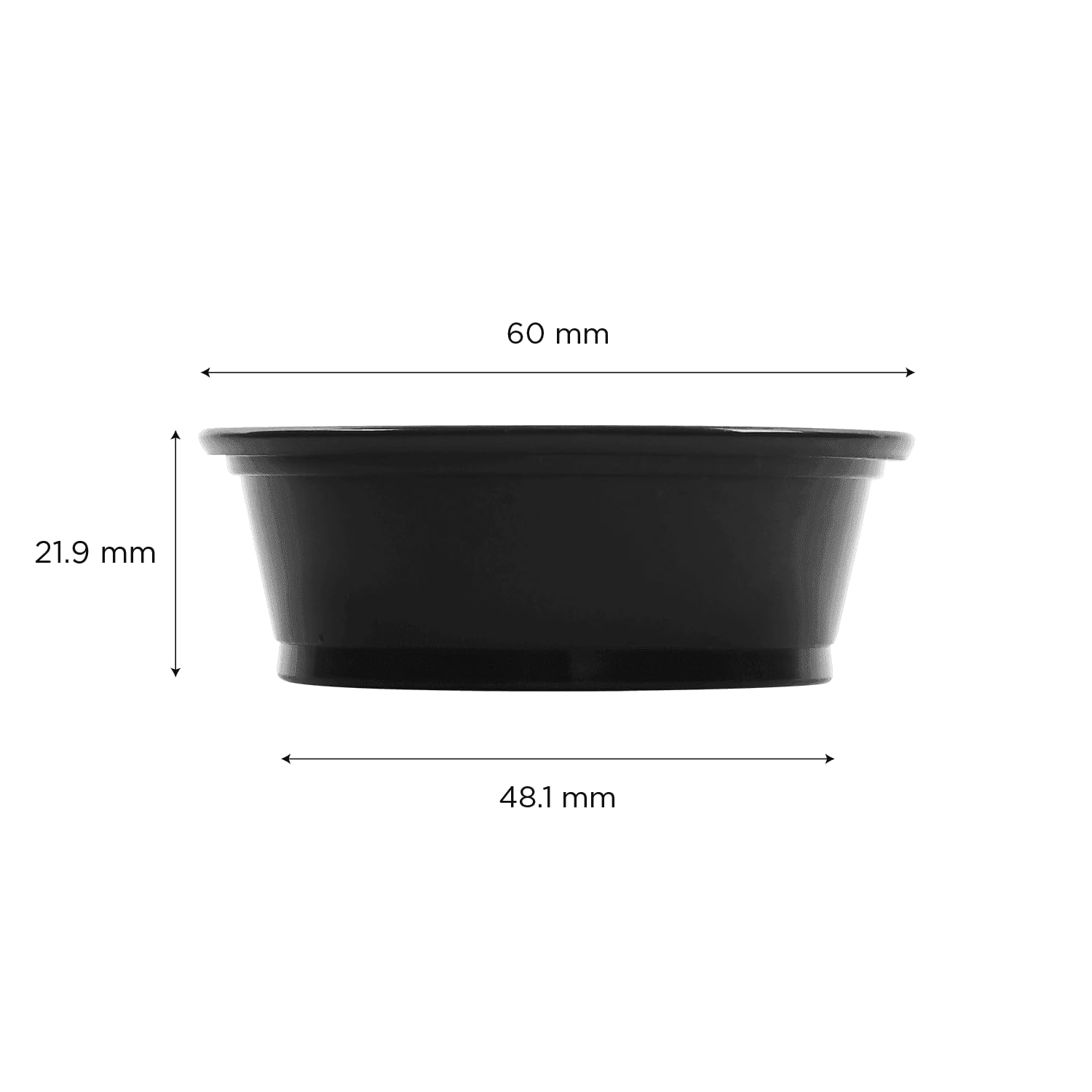 2500 Pack 1.5 oz Clear Plastic Portion Cups - Disposable Polypropylene Condiment Containers for Sauces, Dressings, Jello Shots, Souffle & Food Storage - Perfect for Restaurants, Catering & Home Kitchen Use