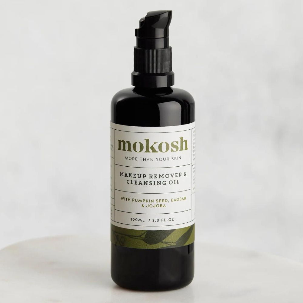 Mokosh Natural Makeup Remover & Cleansing Oil - 100ml Organic Facial Cleanser for Sensitive Skin | Gentle Eye & Face Makeup Removal | Vegan & Cruelty-Free Skincare (Perfect for Travel & Daily Beauty Routine)