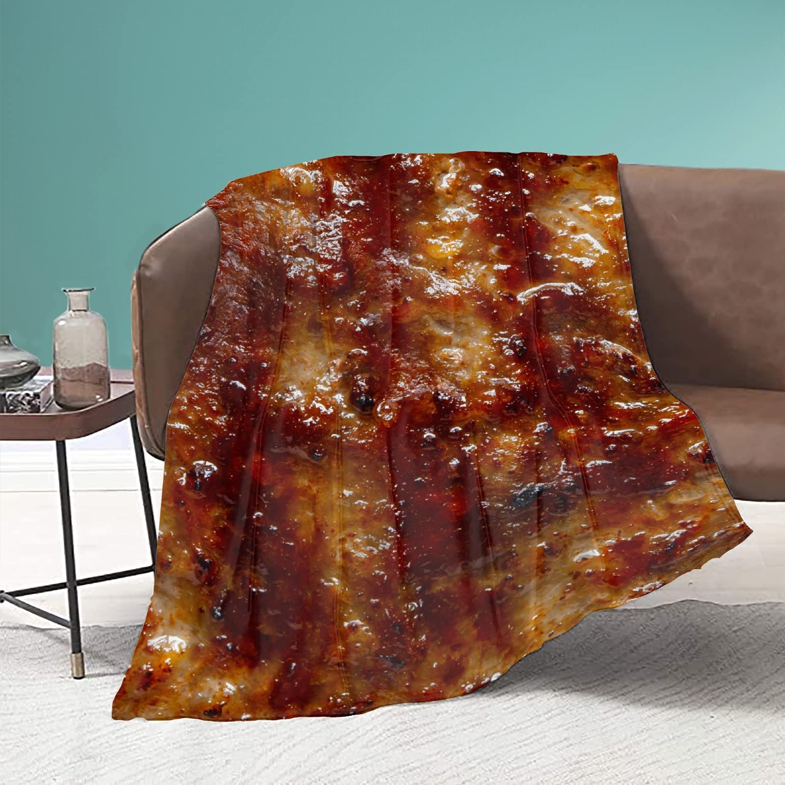 Ultra Soft Flannel Velvet Blanket - Lightweight & Breathable for Year-Round Comfort - 120
