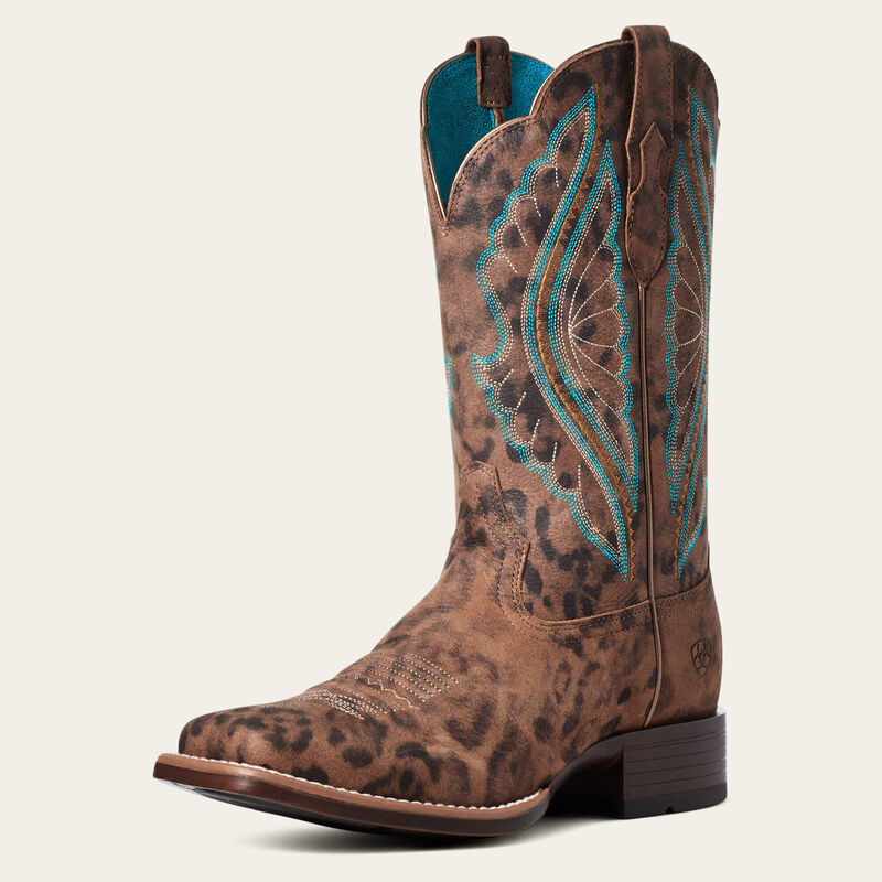 PrimeTime Western Boots for Men & Women - Genuine Leather Cowboy Boots with Comfortable Fit - Perfect for Rodeo, Country Dancing & Western Fashion