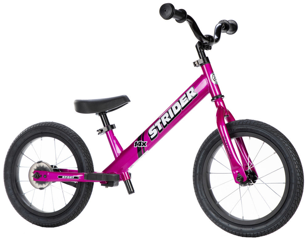 Strider 14x Sport Balance Bike with Pedal Kit - Kids Learning Bike for Ages 3-7 | Perfect for Backyard Riding, Neighborhood Adventures & First Bike Training