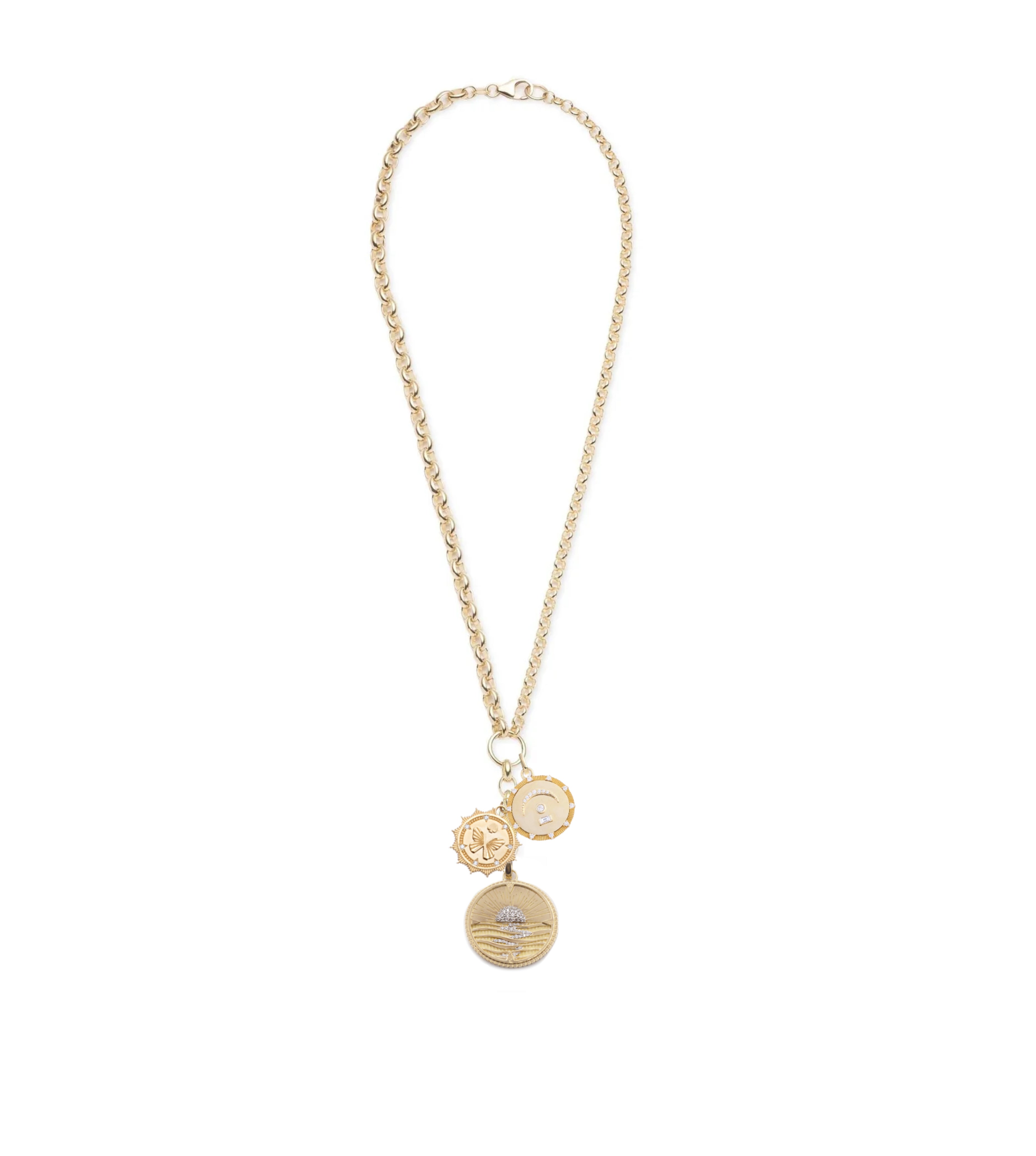 Reverie & Pause Heavy Mixed Belcher Extension Chain Necklace - Adjustable Layered Statement Jewelry for Women, Perfect for Casual Outfits, Date Nights & Special Occasions