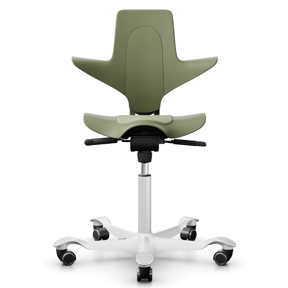 HÅG Capisco 8010 Ergonomic Saddle Chair - Adjustable Height & Tilt for Office & Home Workspace - Perfect for Standing Desks, Computer Work & Creative Studios