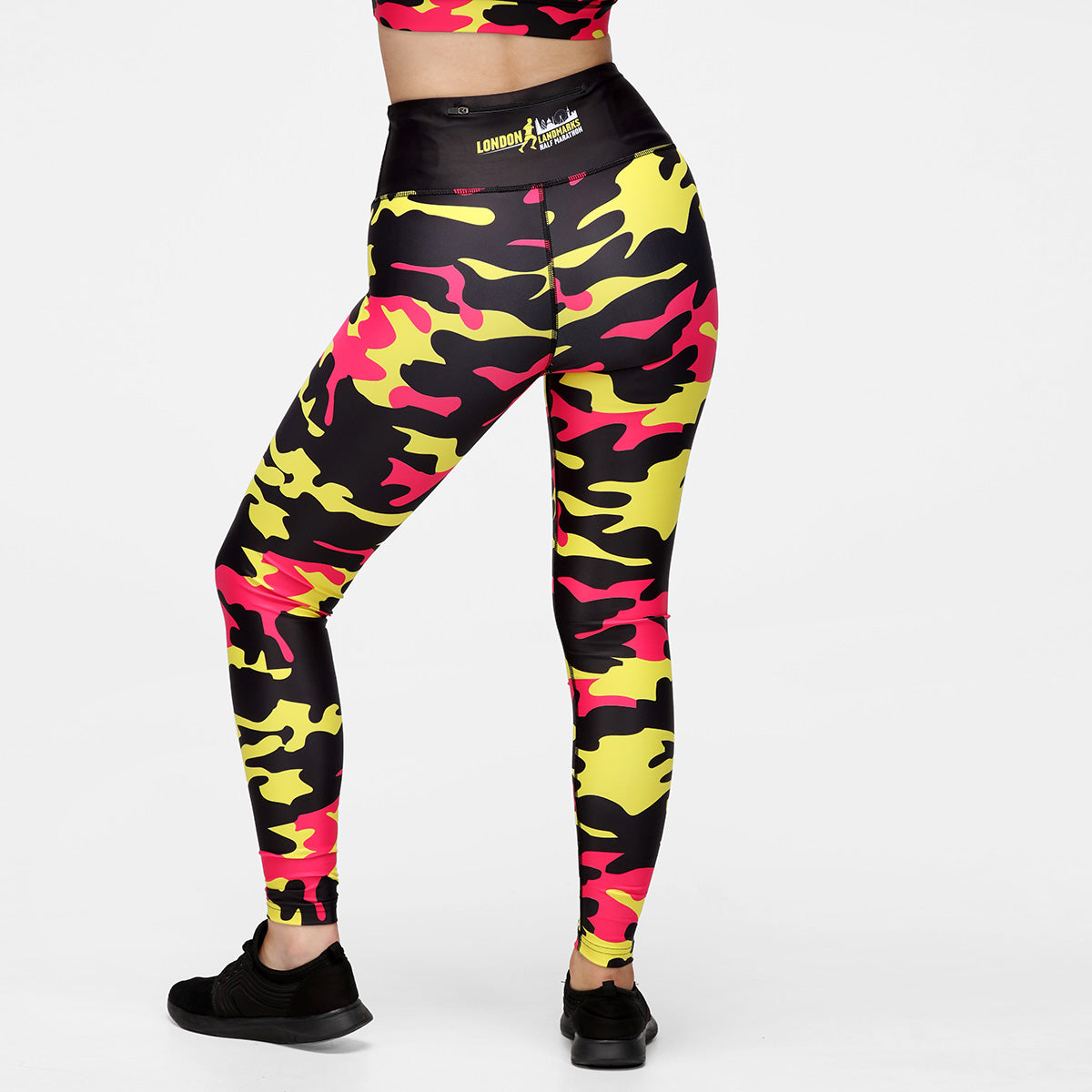 LLHM Camouflage Leggings for Women - High Waist Yoga Pants with Landmark Print - Perfect for Workout, Running & Outdoor Activities