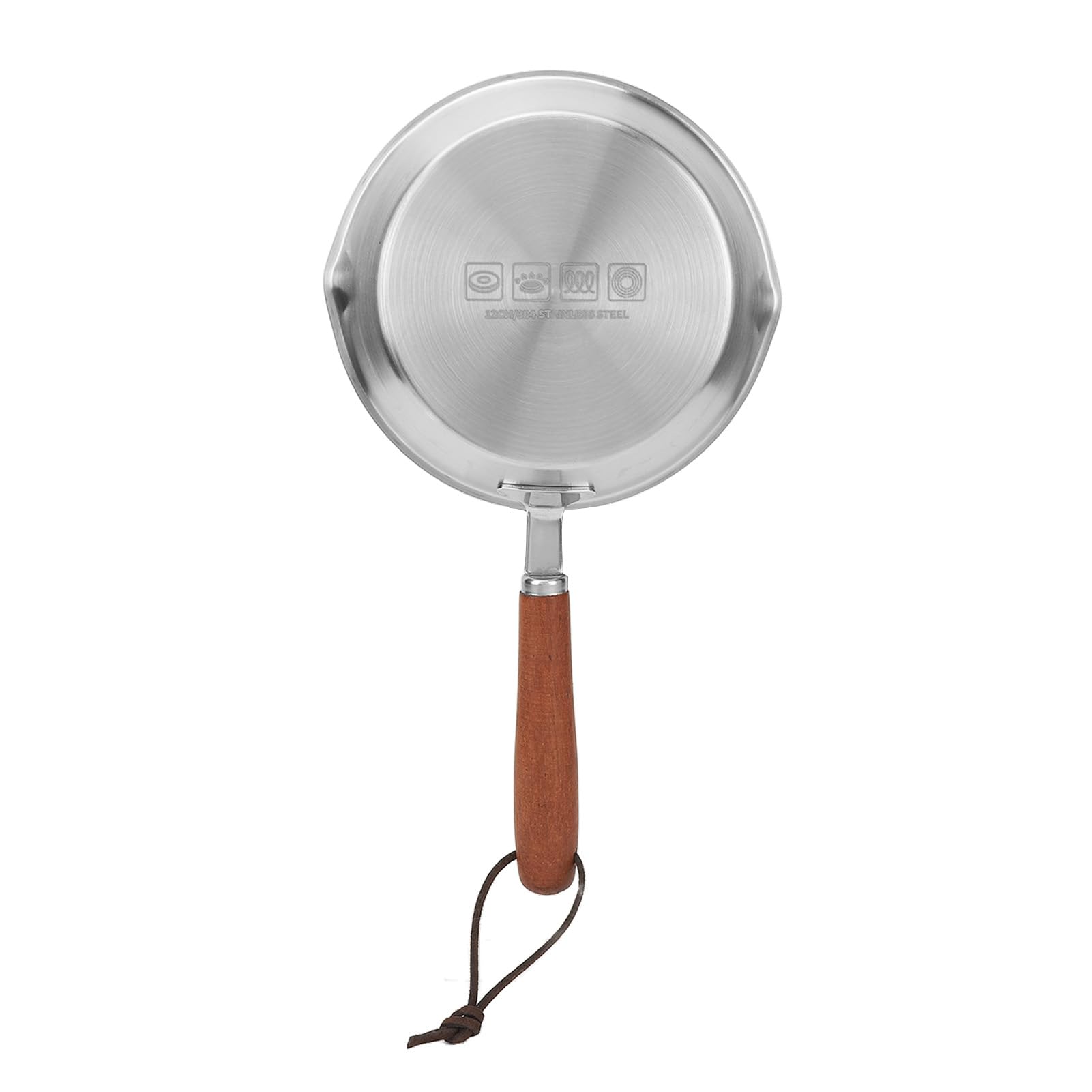 Premium Stainless Steel Non-Stick Frying Pan - 16cm Induction Compatible Skillet for Eggs, Pancakes & More | Perfect for Home Kitchen & Restaurant Use