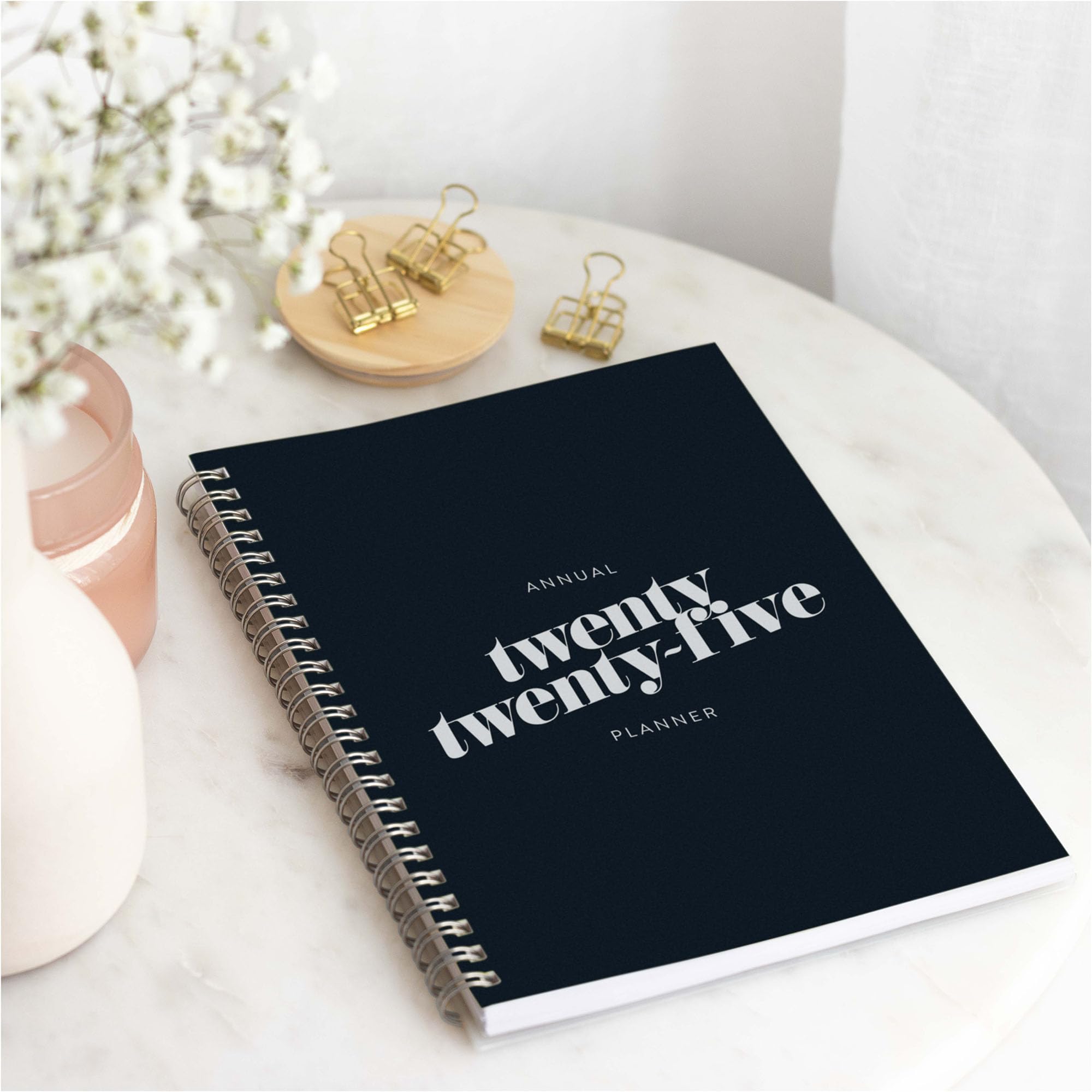 2025 Riley's & Co Weekly Planner - Jan-Dec Monthly & Weekly Diary with Flexible Cover, Notes Pages, Twin-Wire Binding (6