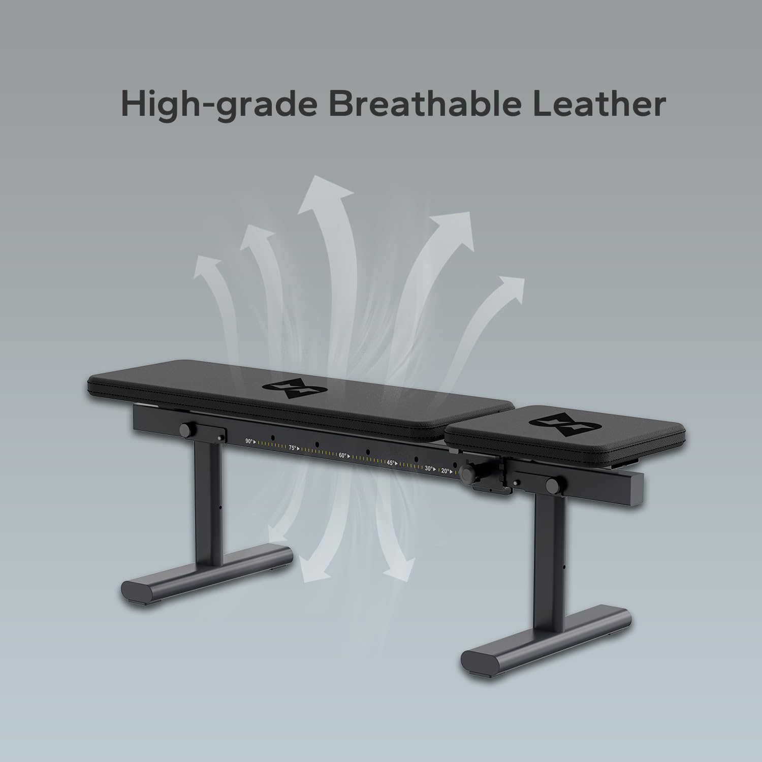 Adjustable Weight Bench for Home Gym - Foldable Workout Bench with 881 lbs Capacity - Strength Training Equipment for Full Body Exercises - Perfect for Small Spaces & Home Fitness Routines (Black)
