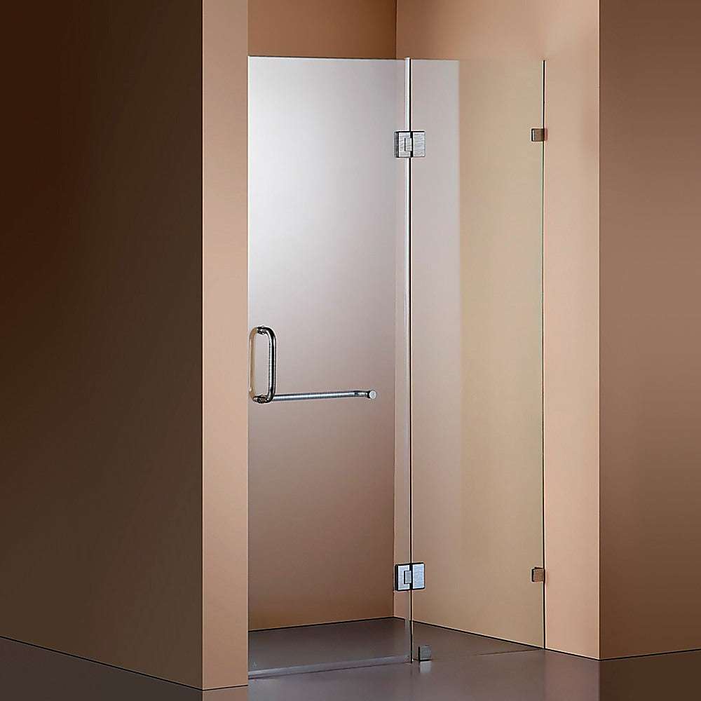 10mm Frameless Shower Screen 110x200cm - Wall to Wall Bathroom Glass Enclosure by Della Francesca | Modern Walk-In Shower Panel for Spa-Like Bathroom Experience