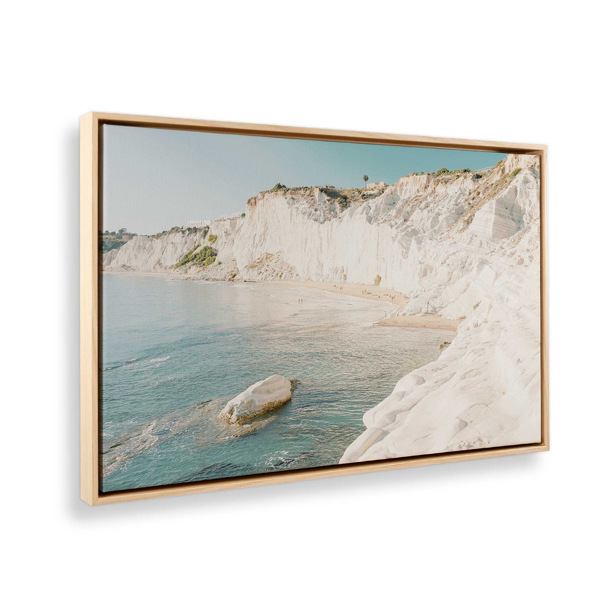 Cliffside Dreams Canvas Wall Art Print - Stunning Landscape Painting for Living Room, Bedroom & Office Decor