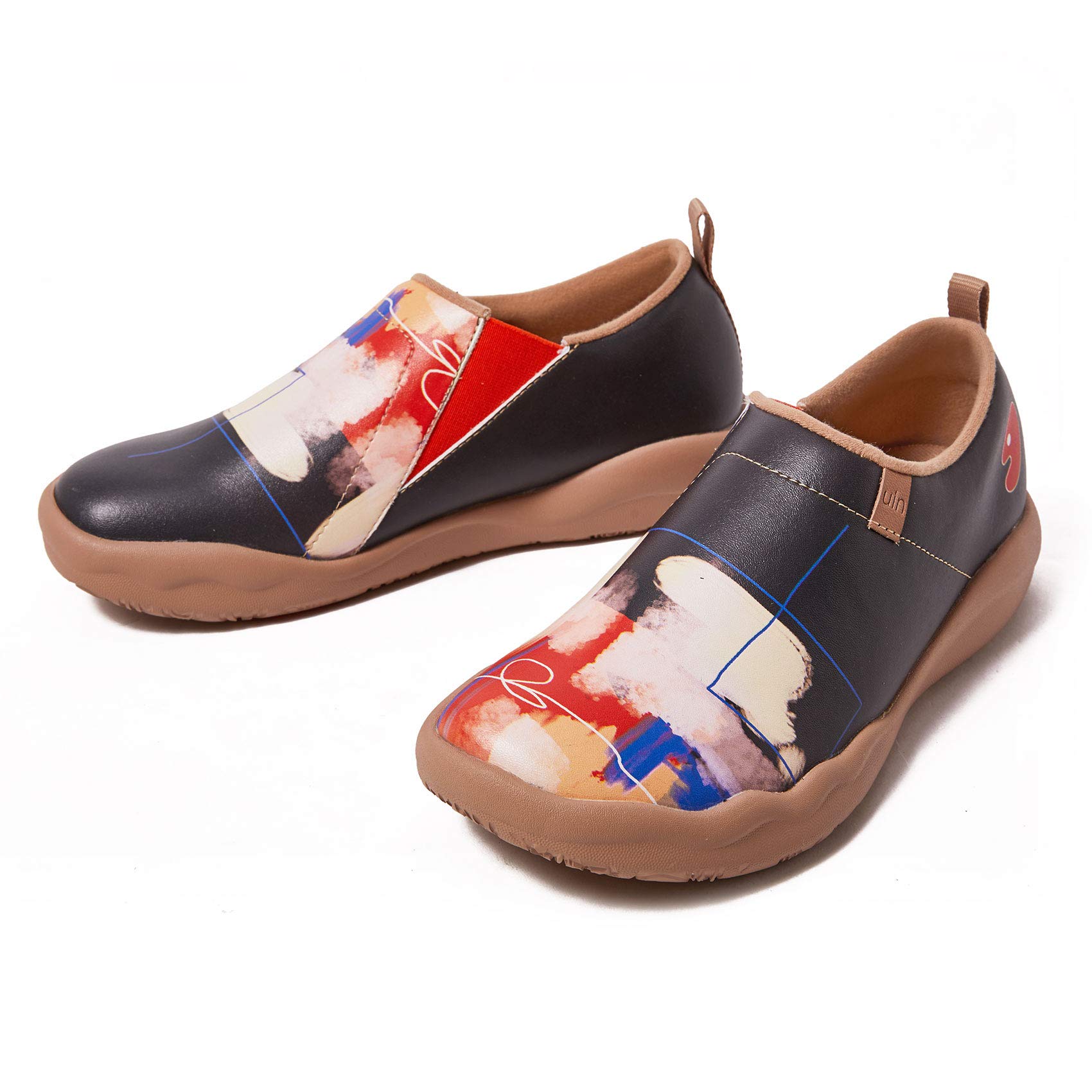 UIN Women's Slip-On Walking Shoes - Lightweight Travel Loafers with Microfiber Upper - Comfortable Casual Sneakers for Walking, Travel & Everyday Wear