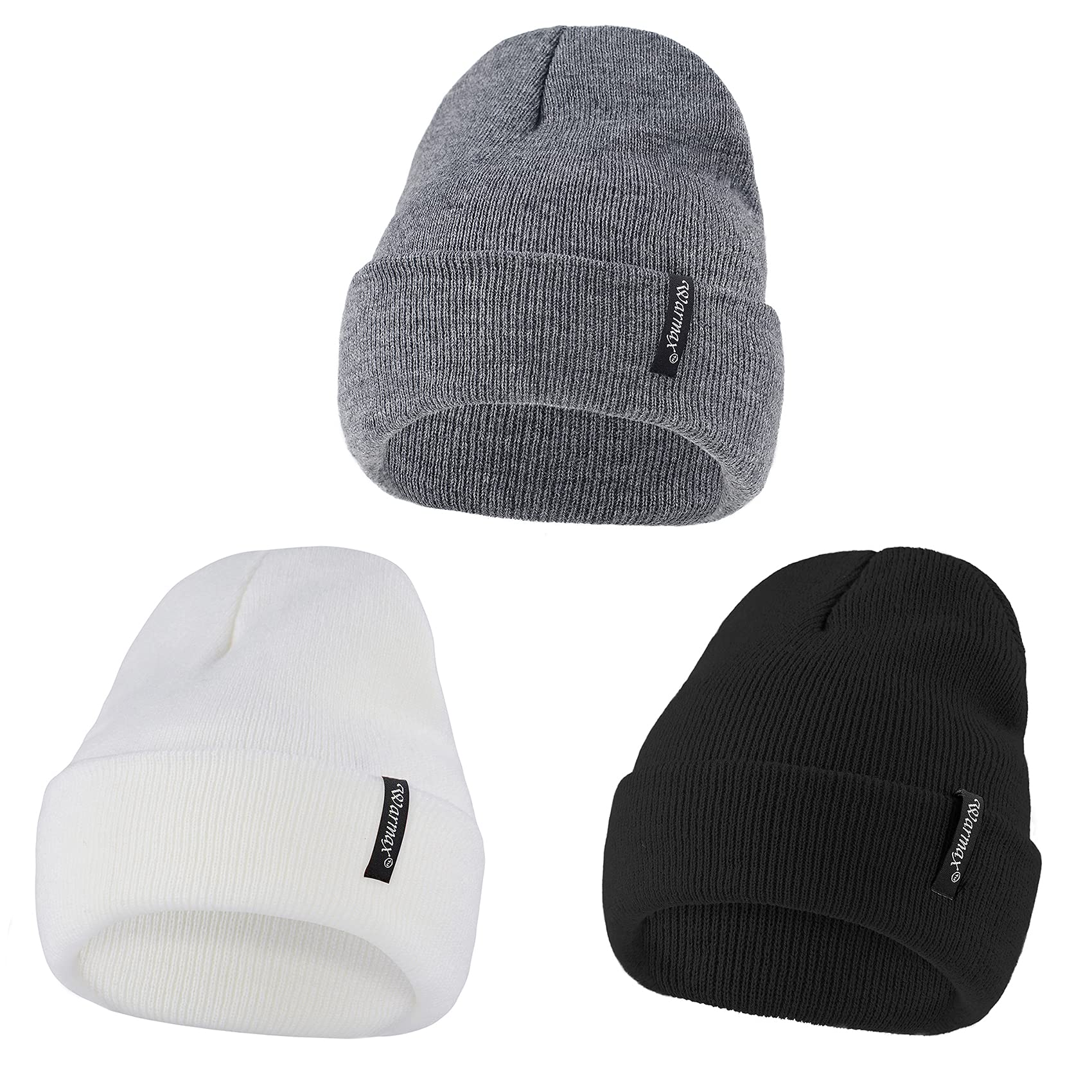 Durio Baby Beanies - Warm Winter Knit Hat for Baby Boys & Toddlers - Soft & Cozy Infant Beanie for Cold Weather - Perfect for Outdoor Play, Snow Days & Winter Adventures