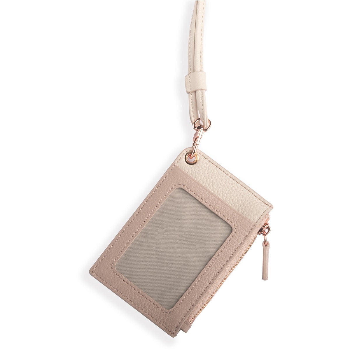 Robyn Genuine Leather ID Badge Holder with Detachable Lanyard - Premium RFID Blocking Security Card Holder for Work, School & Office Access