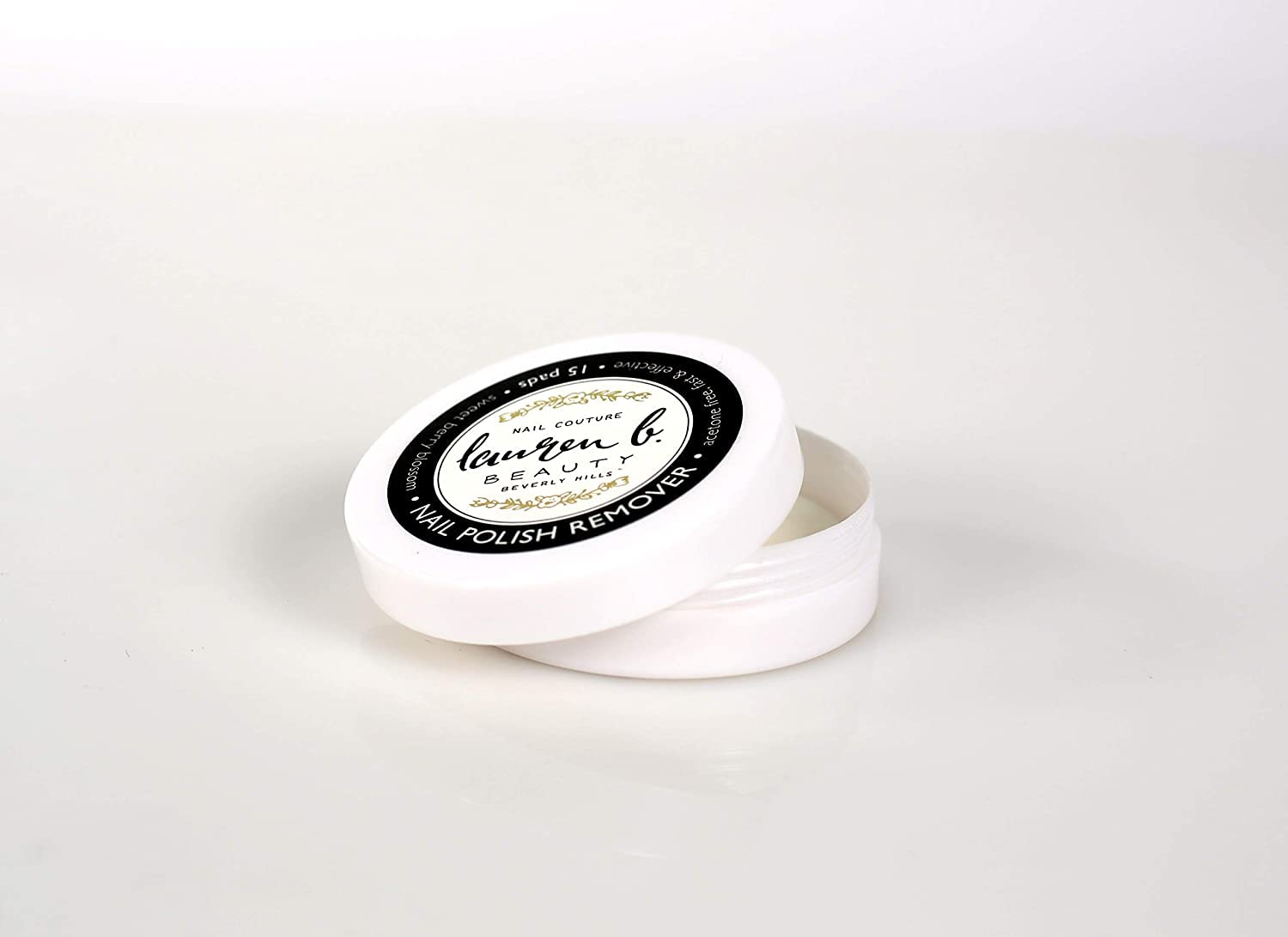 Lauren B. Nail Polish Remover Pads | Acetone-Free Gel Polish Remover Wipes | Quick & Easy Nail Cleaner for Gel & Regular Polish | Essential Manicure & Nail Art Supplies for Women | Perfect for Home, Salon & Travel Nail Care