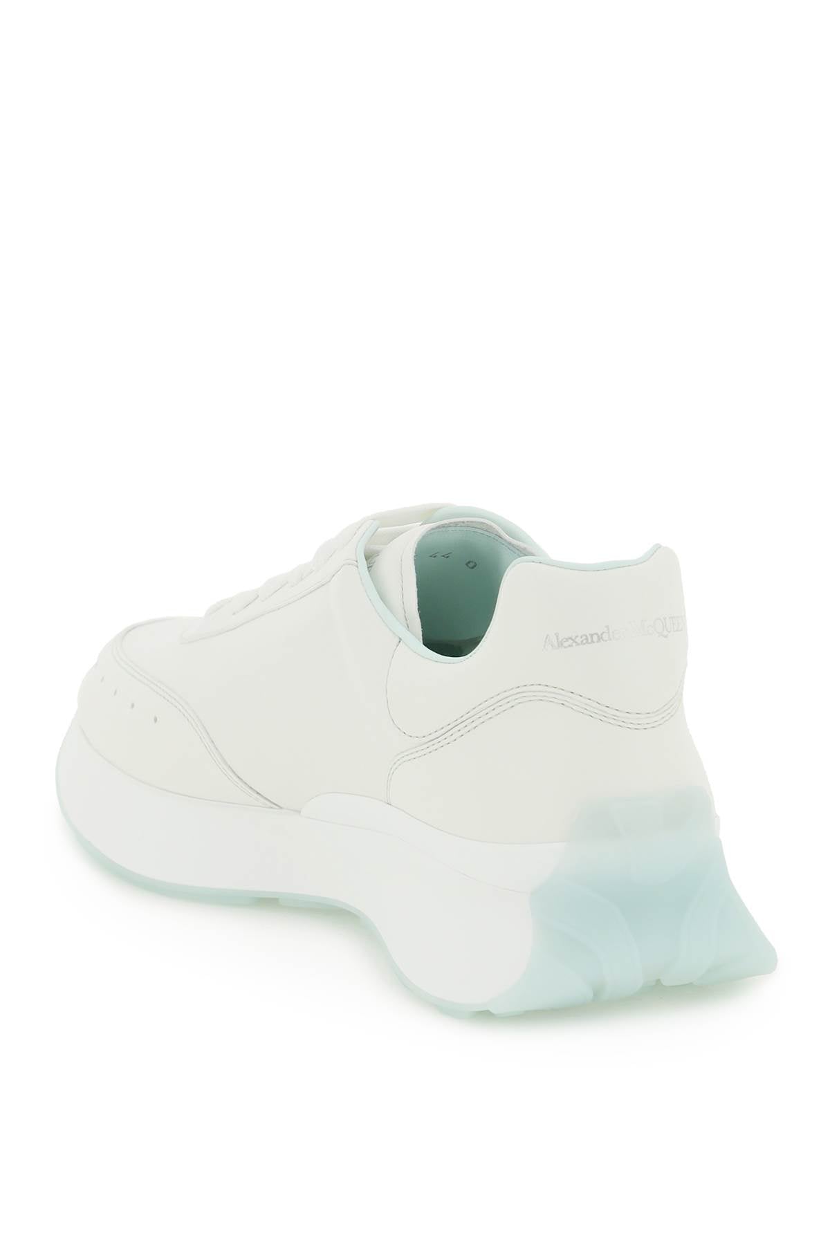 Alexander McQueen Sprint Runner Leather Sneakers for Men - Stylish & Comfortable Running Shoes for Casual Wear, Gym & Outdoor Activities