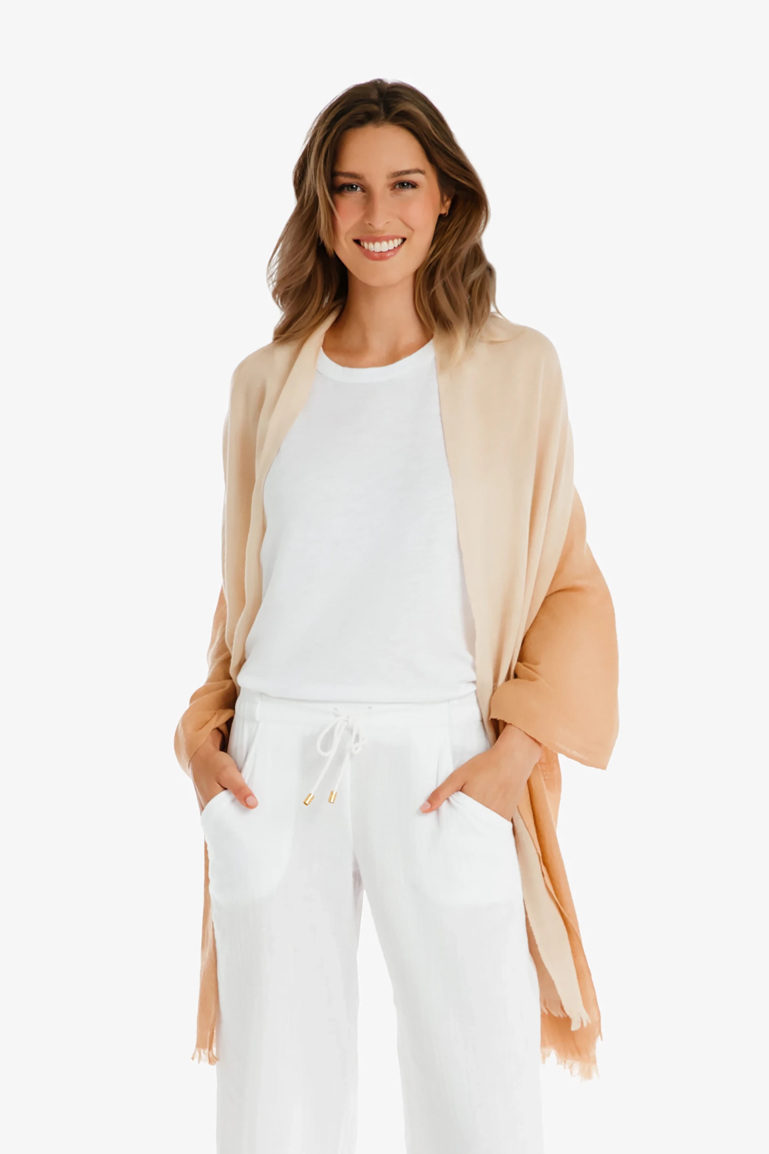 Essential Wrap - Soft & Stylish Neutral Color Wrap for Women - Perfect for Travel, Work & Everyday Wear
