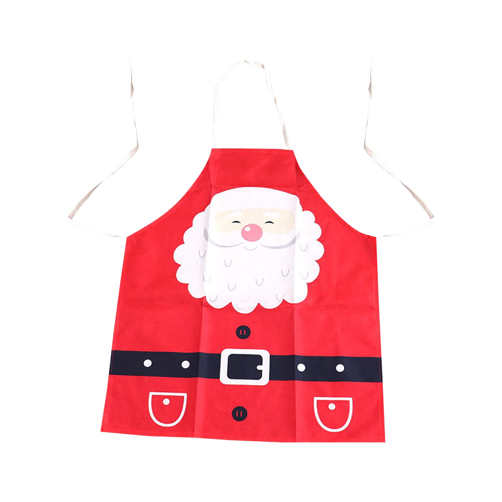Custom Printed Christmas Apron for Men - Vintage Bar & Restaurant Kitchen Decor - Perfect for Holiday Parties, Cooking, Dining & Festive Decorations