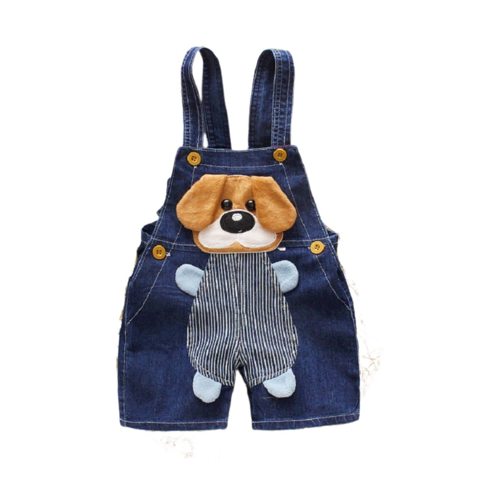 **Baby Denim Overalls for Boys & Girls - Toddler Jumpsuit with Suspenders - Cute & Comfortable Outfit for Playtime, Photos & Everyday Wear**