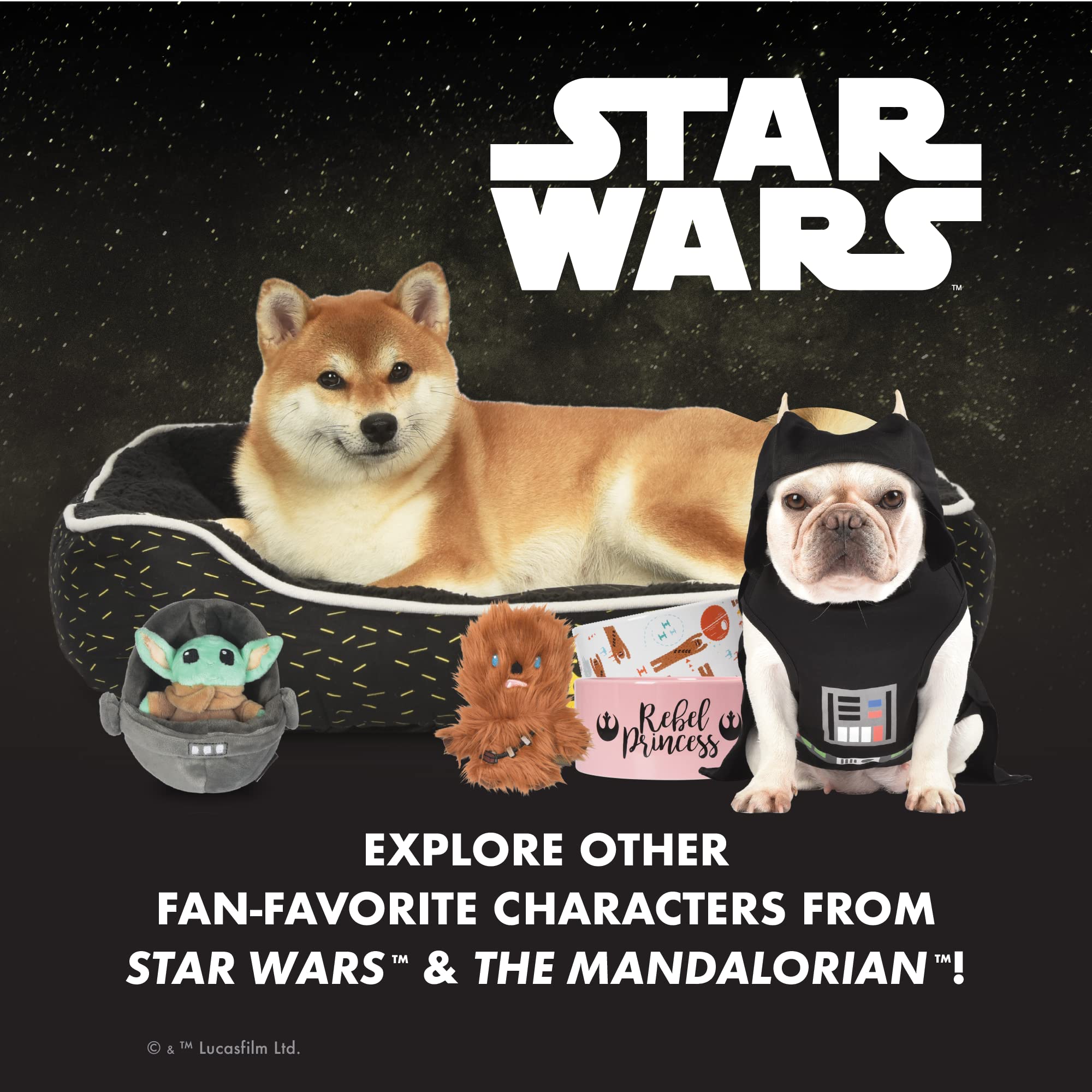 Star Wars R2D2 Dog Harness for Small Dogs - No Pull Step-in Pet Vest with D-Ring | Lightweight Breathable Cosplay Costume for Star Wars Fans | Perfect for Halloween, Comic Con & Daily Walks