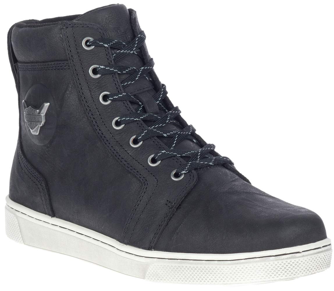 Harley-Davidson Men's Bateman 5-Inch Motorcycle Boots - Genuine Leather & Metal Accents - Comfortable Casual Sneaker Style for Riding & Everyday Wear