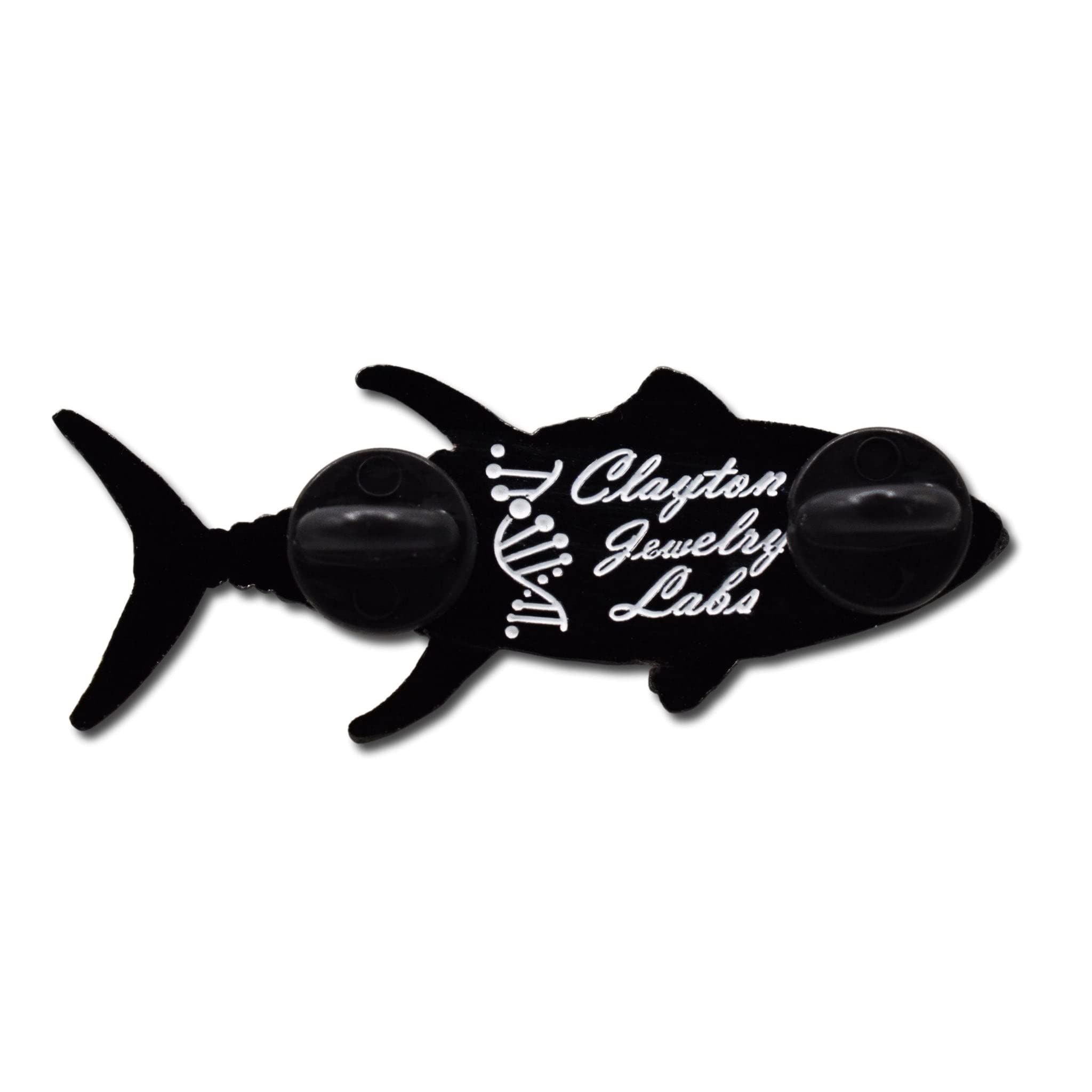 Premium Yellowfin Tuna Fish Hard Enamel Pin - Collectible Lapel Pin for Fishing Enthusiasts - Perfect for Jackets, Hats, Backpacks & Gift Giving